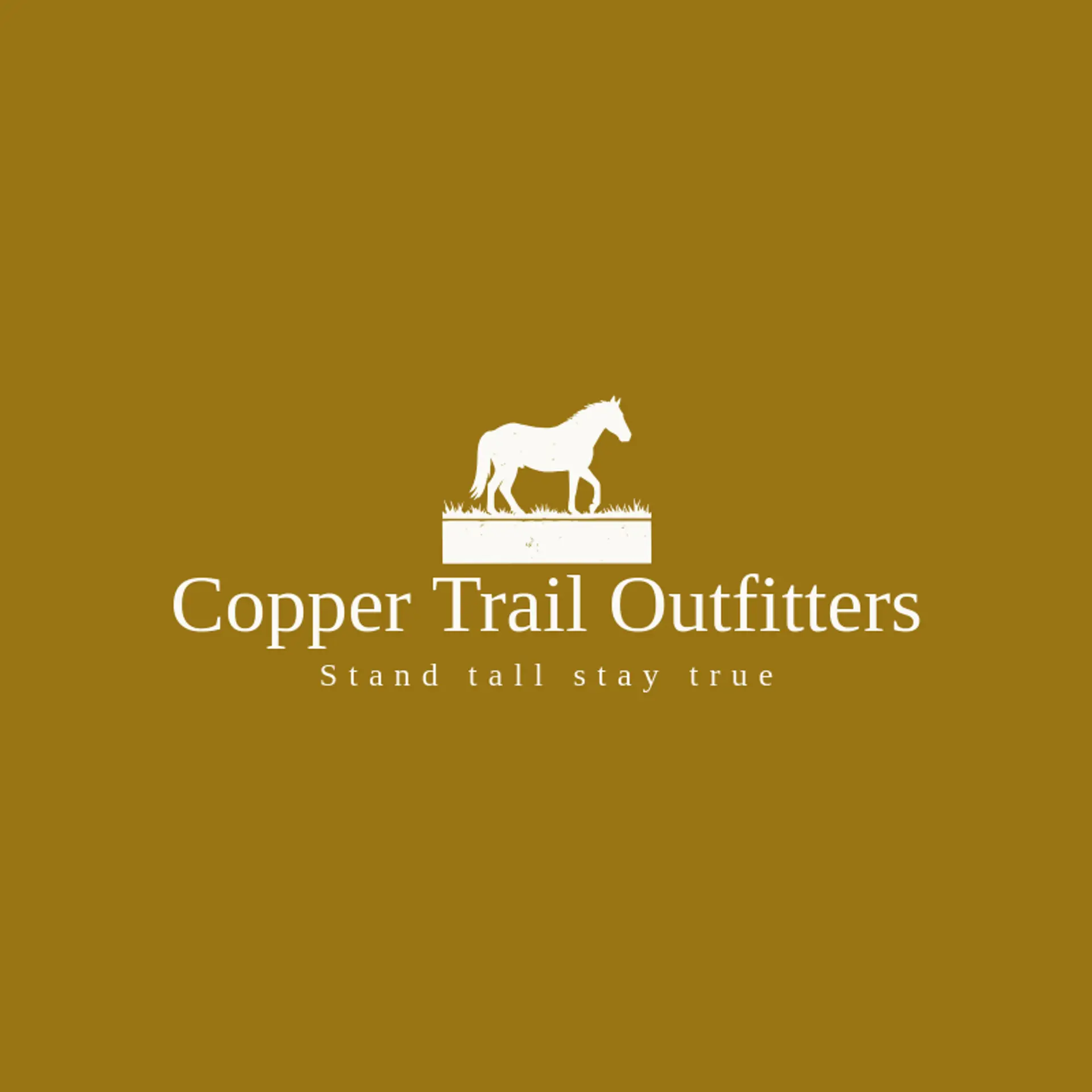 Copper Trail Outfitters logo for masculine