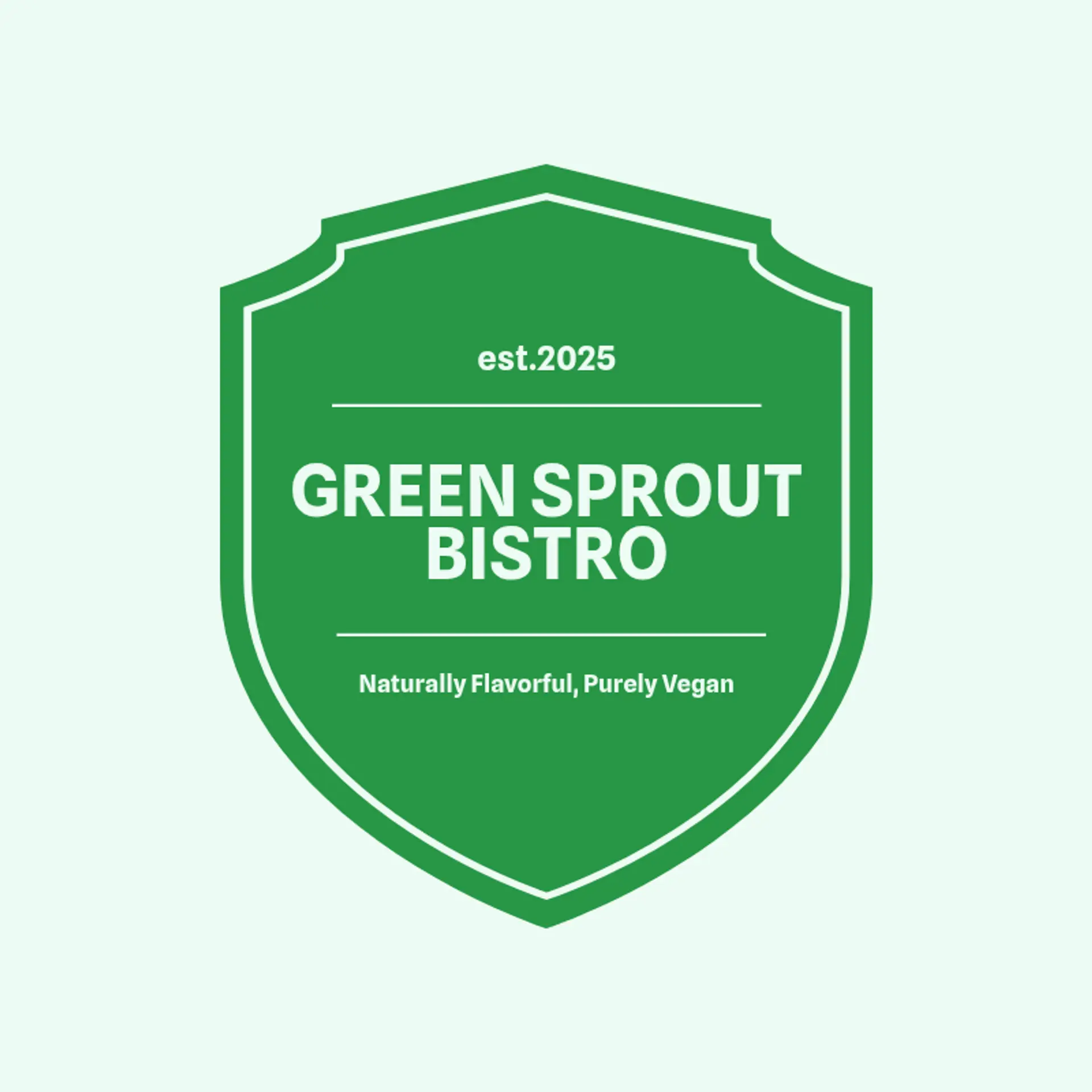 GreenFork Bistro logo for vegan restaurant