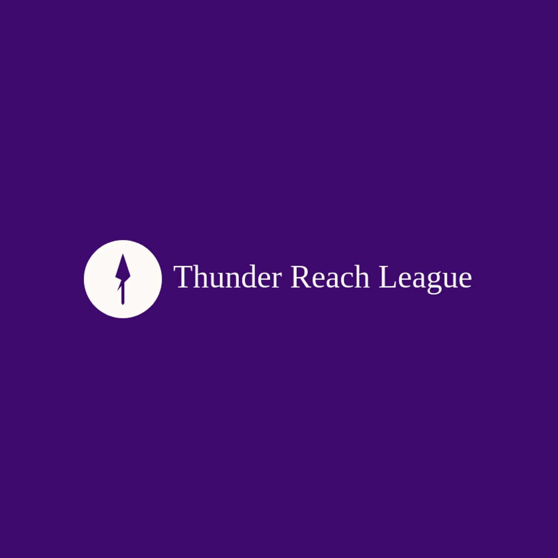 Thunder Reach League logo for spear