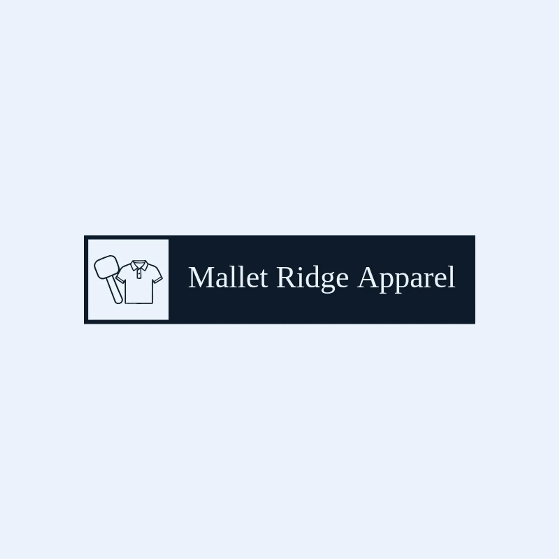 Mallet Ridge Apparel logo for polo shirt