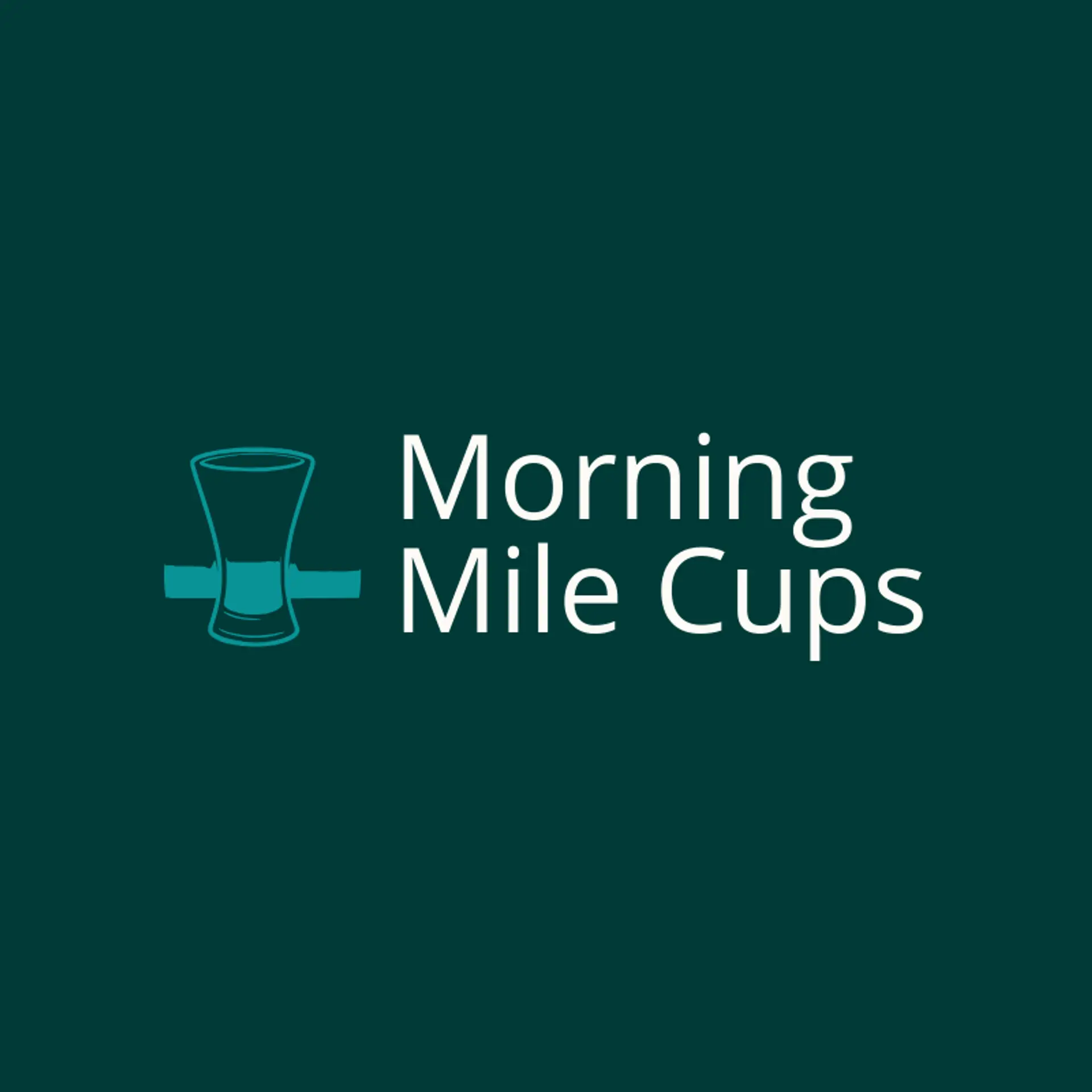 Morning Mile Cups logo for tumbler