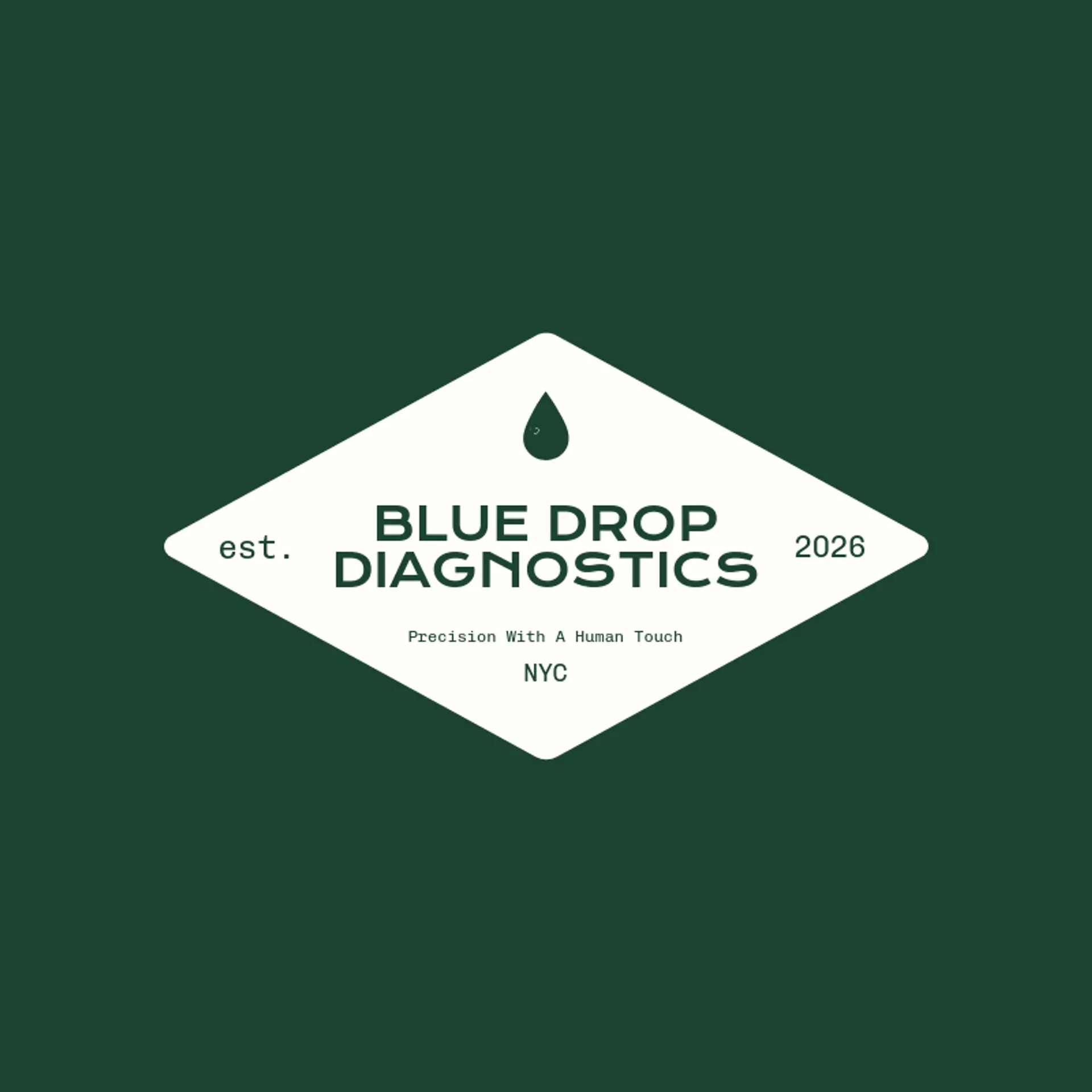 Blue Drop Diagnostics logo for pathology