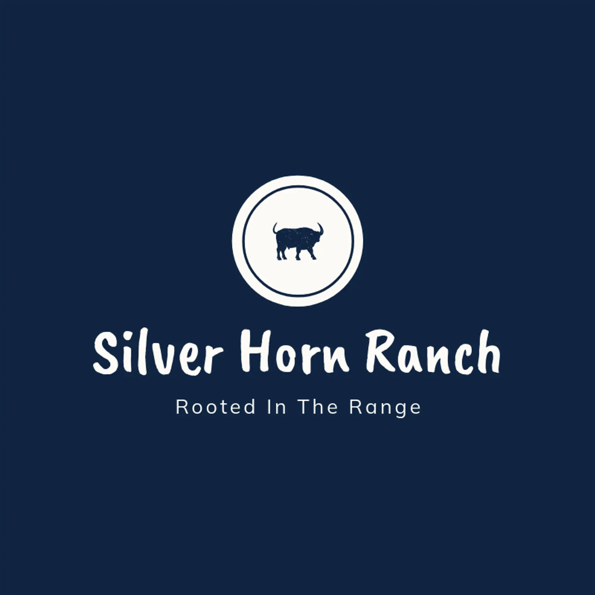 Silver Horn Ranch logo for buffalo