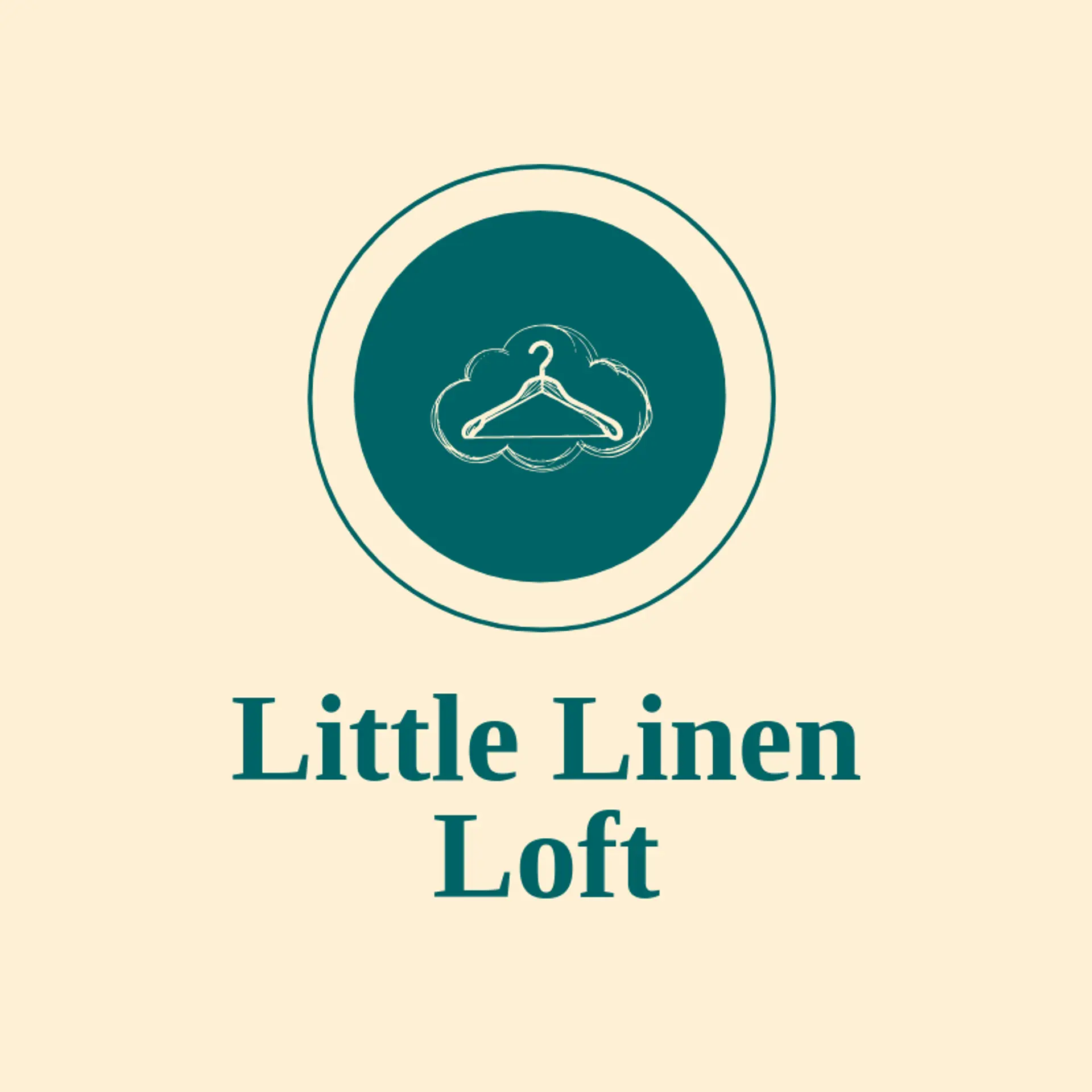 Little Linen Loft logo for hanger