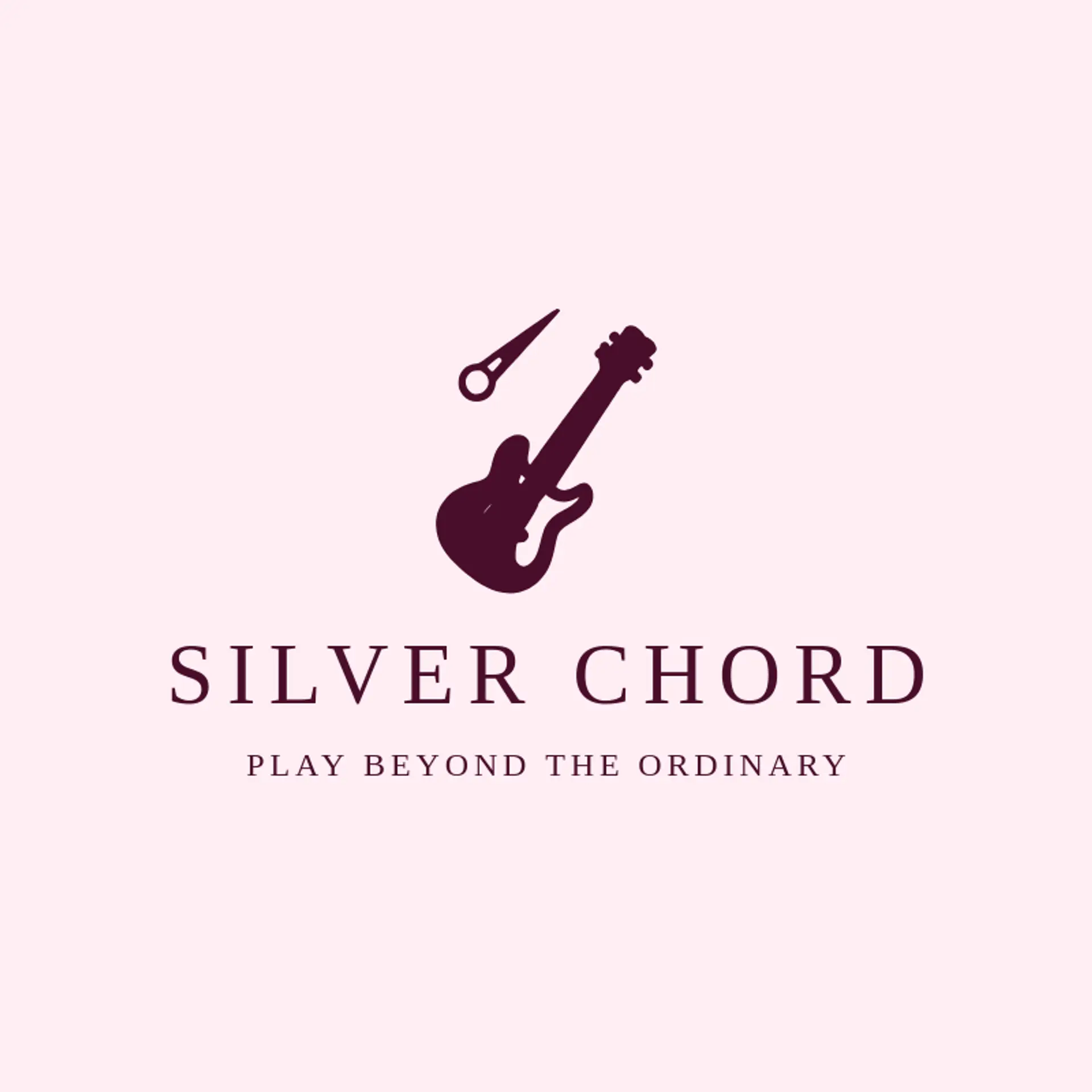 Silver Chord logo for rock and roll