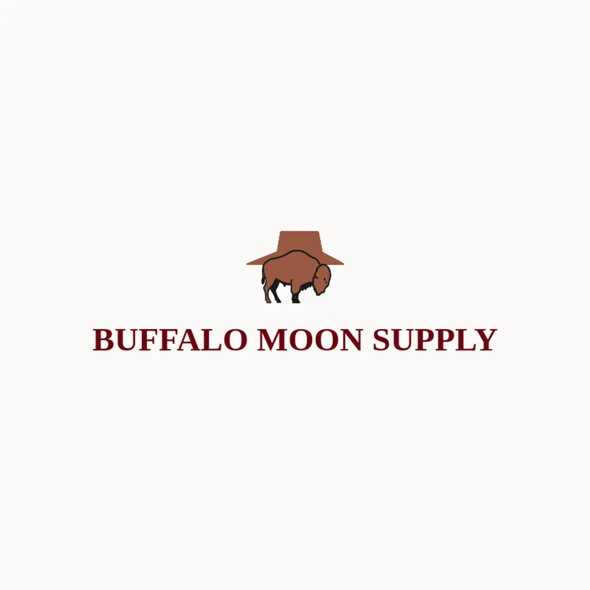Buffalo Moon Supply logo for native american
