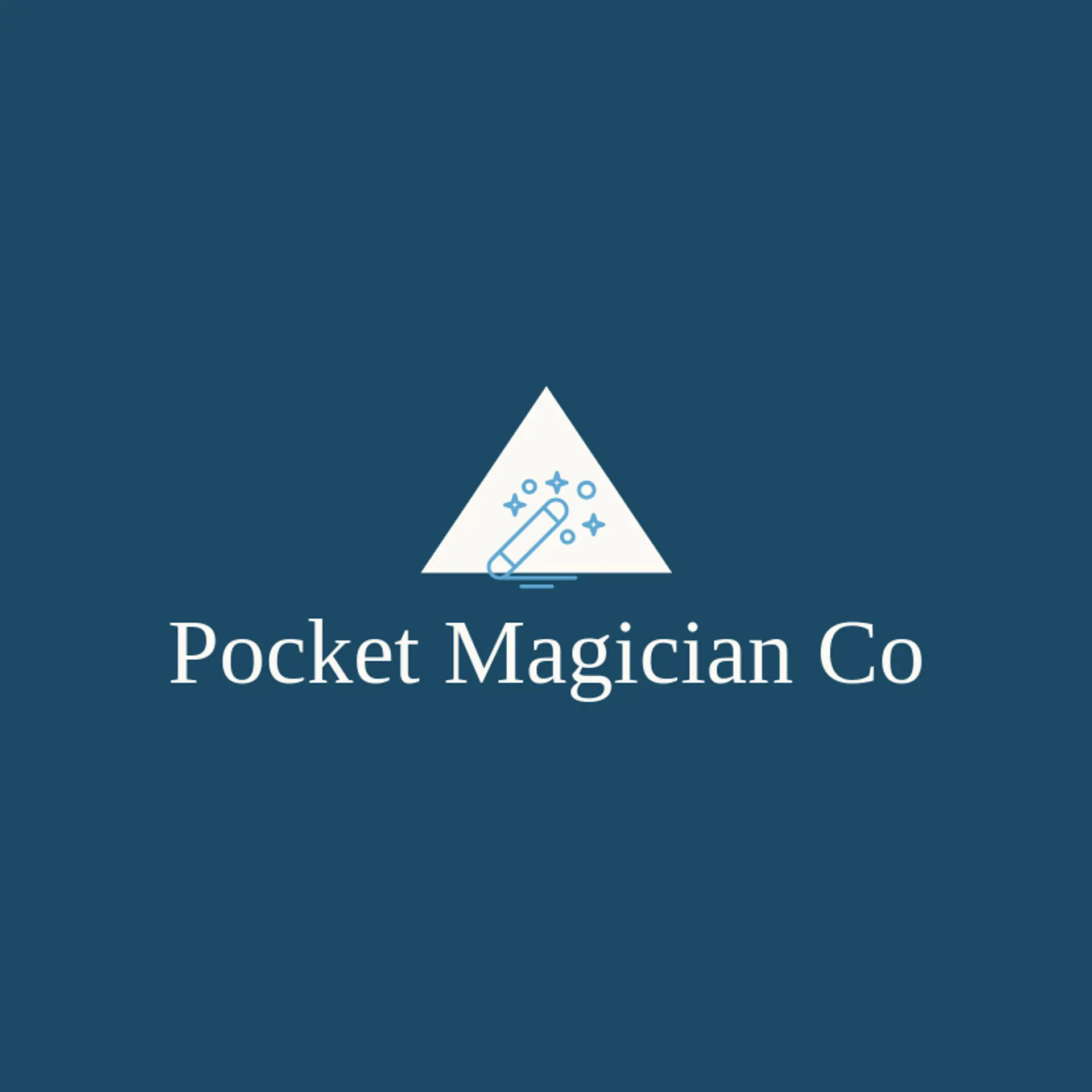 Pocket Magician Co logo for magic