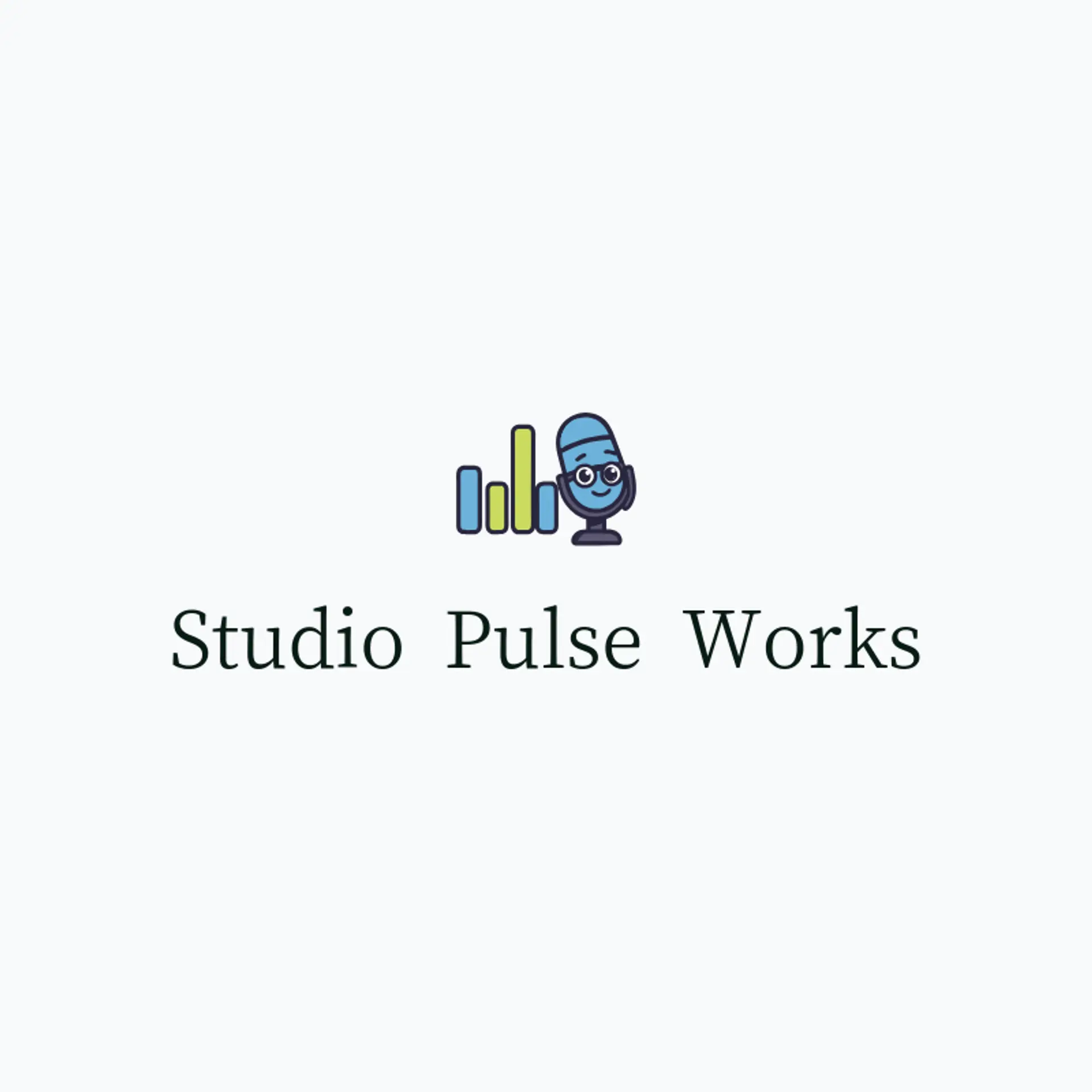 Studio Pulse Works logo for microphone