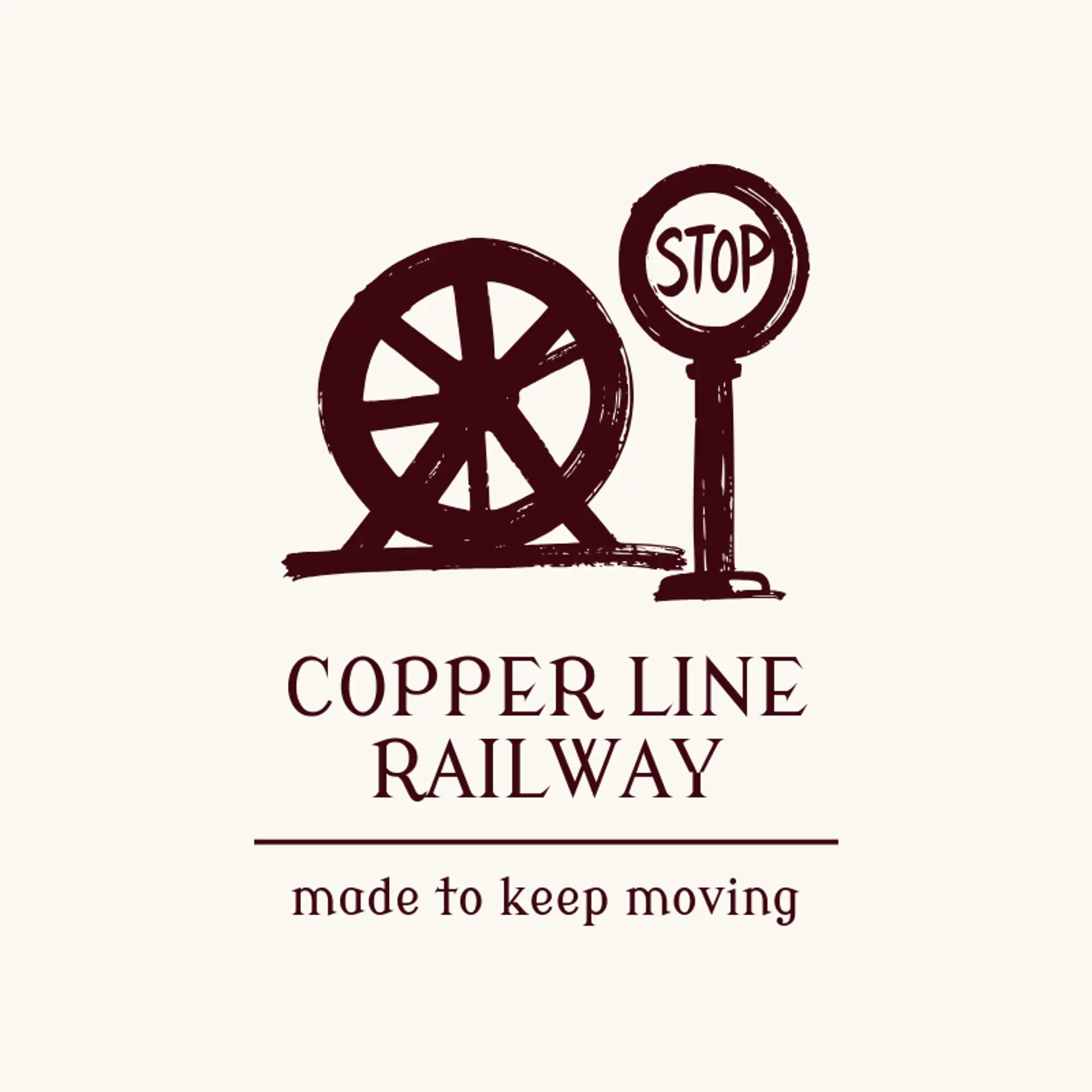 Copper Line Railway logo for railway