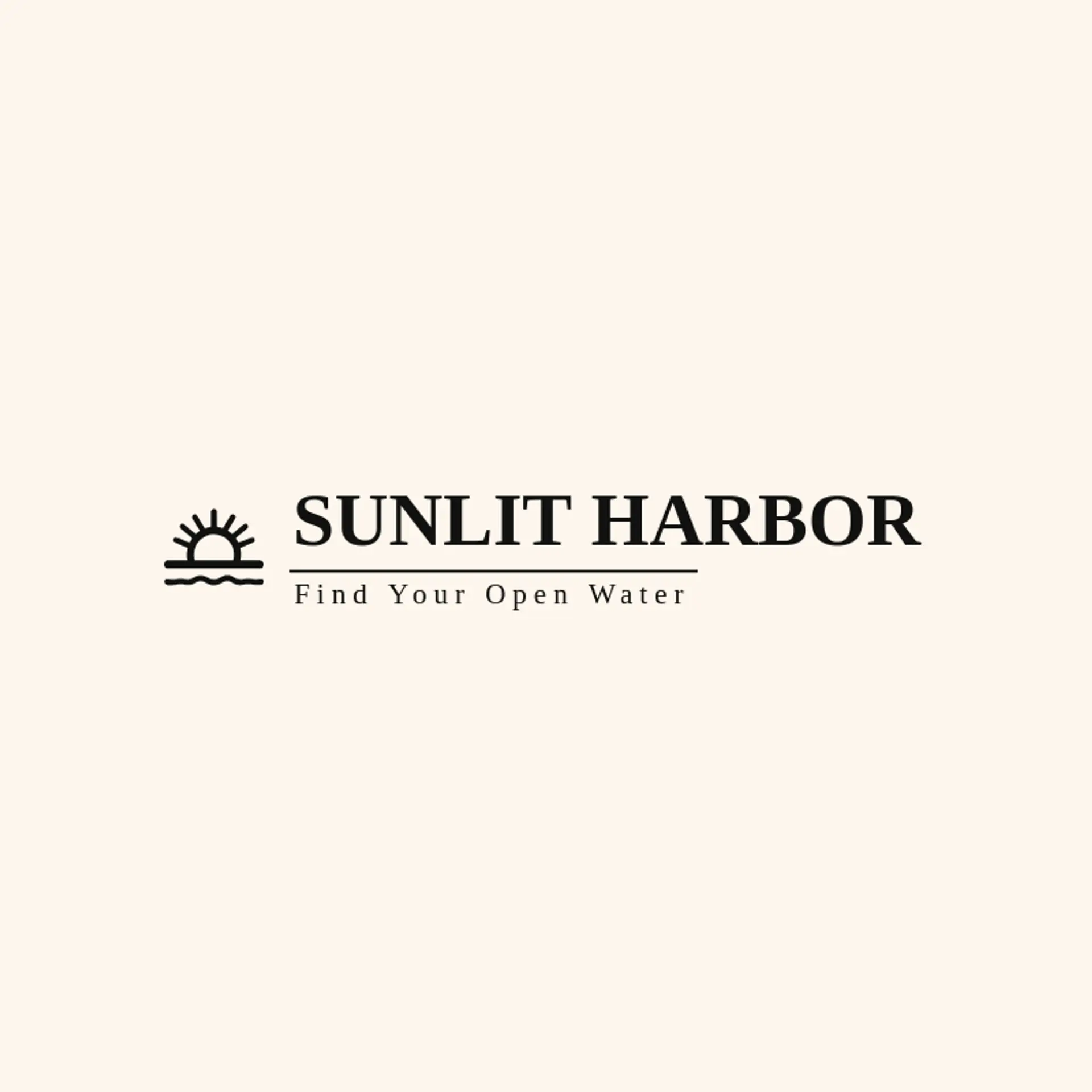 Sunlit Harbor logo for sunshine