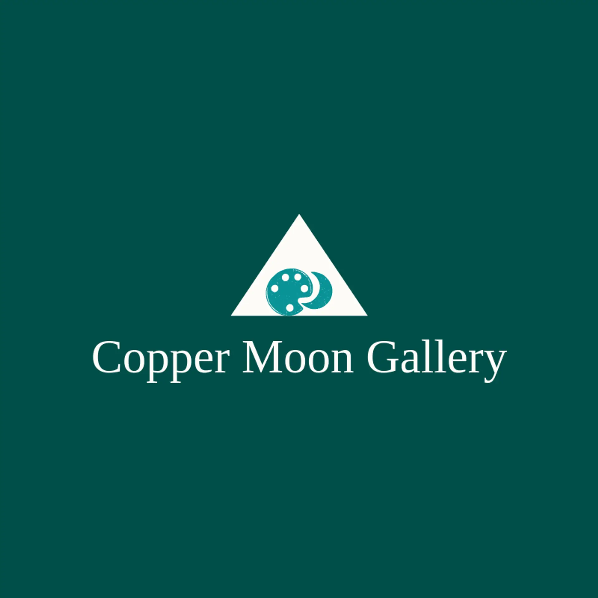 Copper Moon Gallery logo for artistic