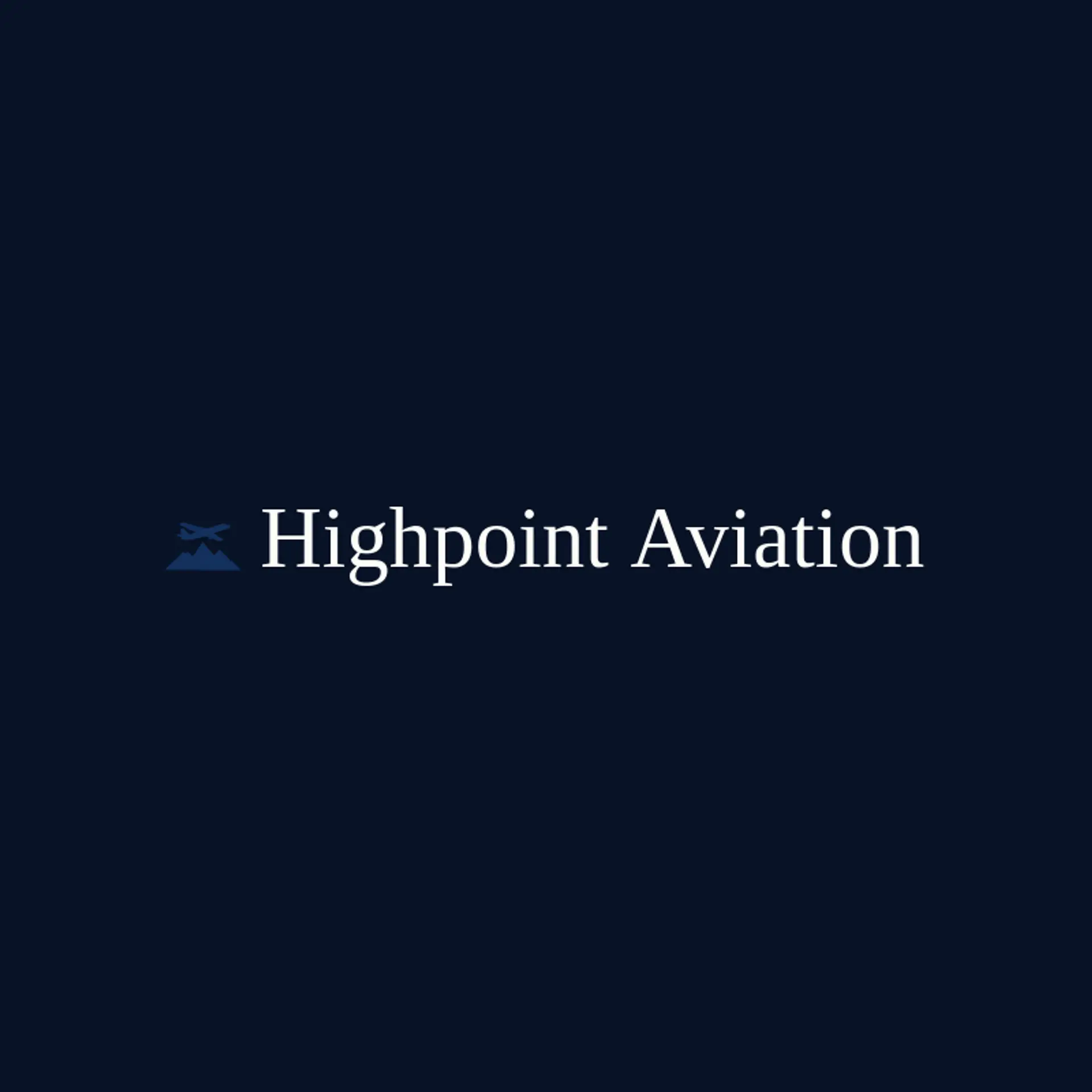 Highpoint Aviation logo for air force