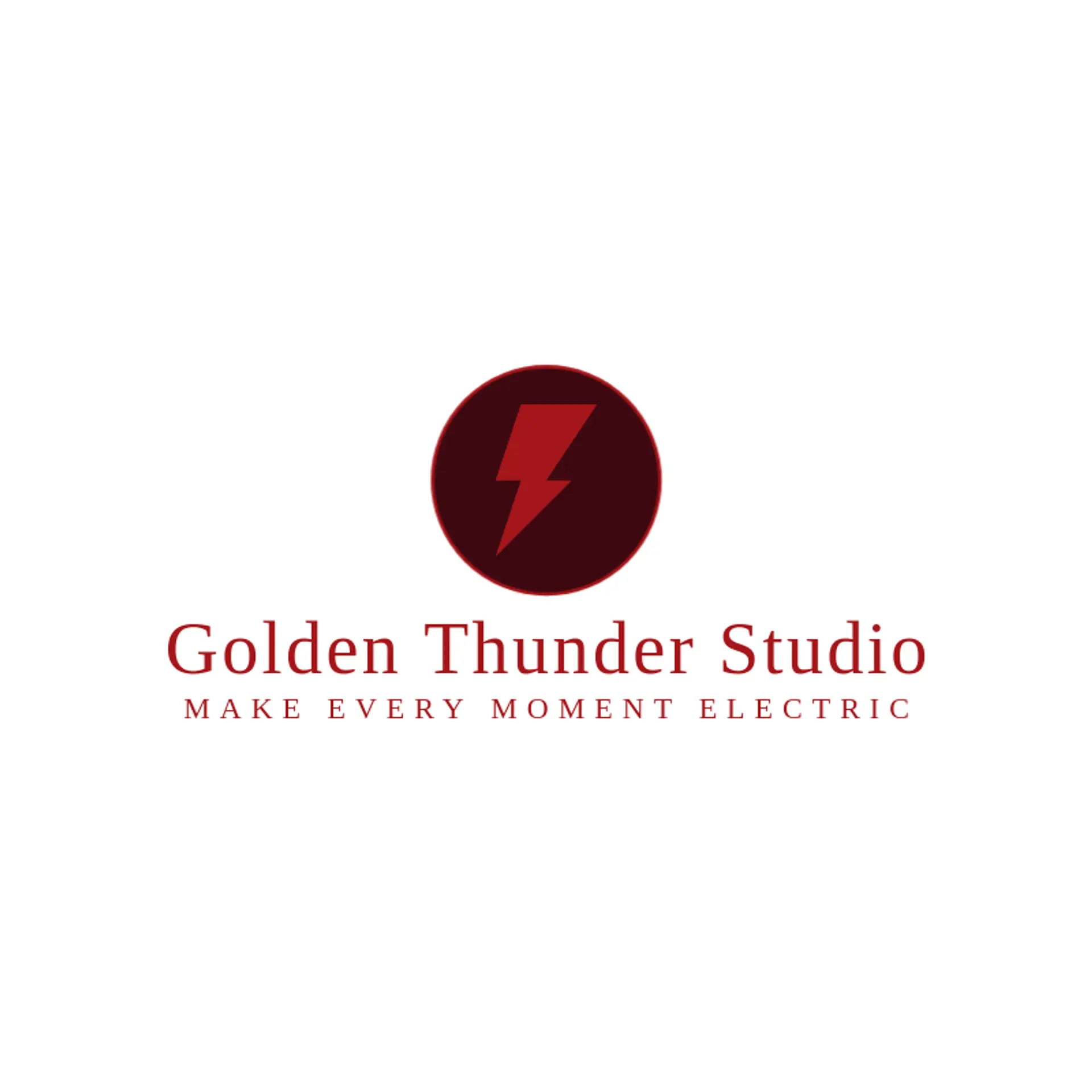 Golden Thunder Studio logo for thunder