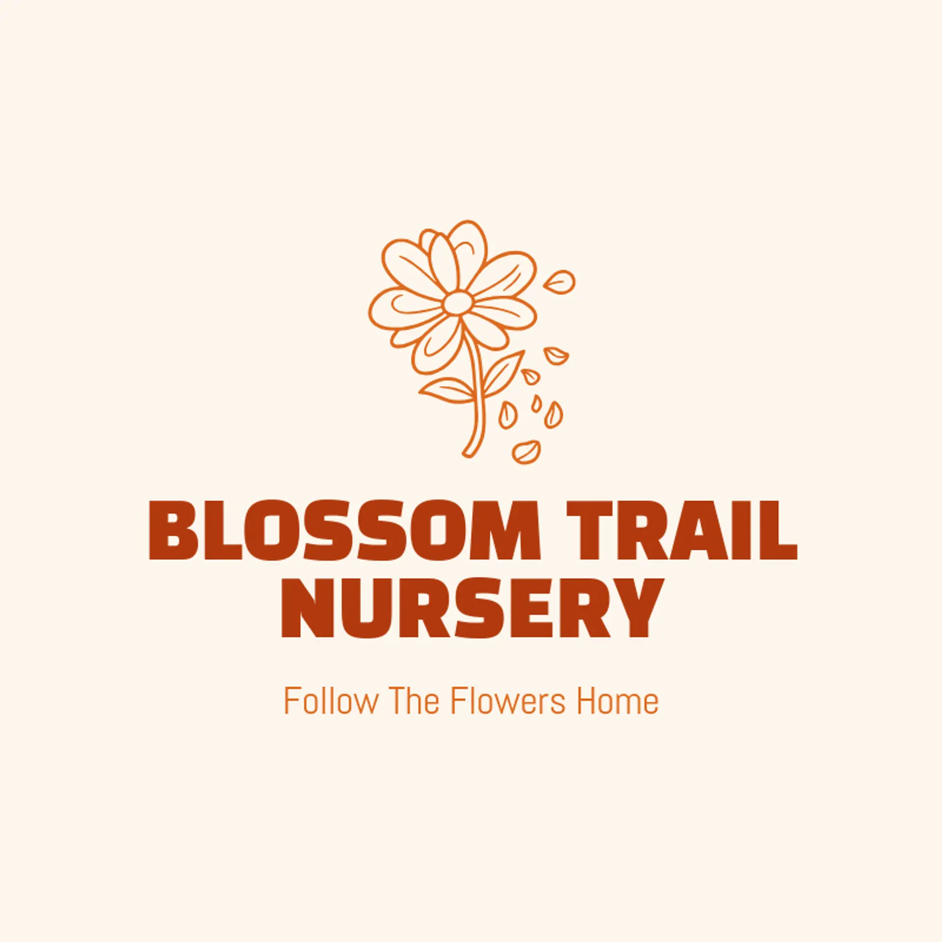Blossom Trail Nursery logo for garden