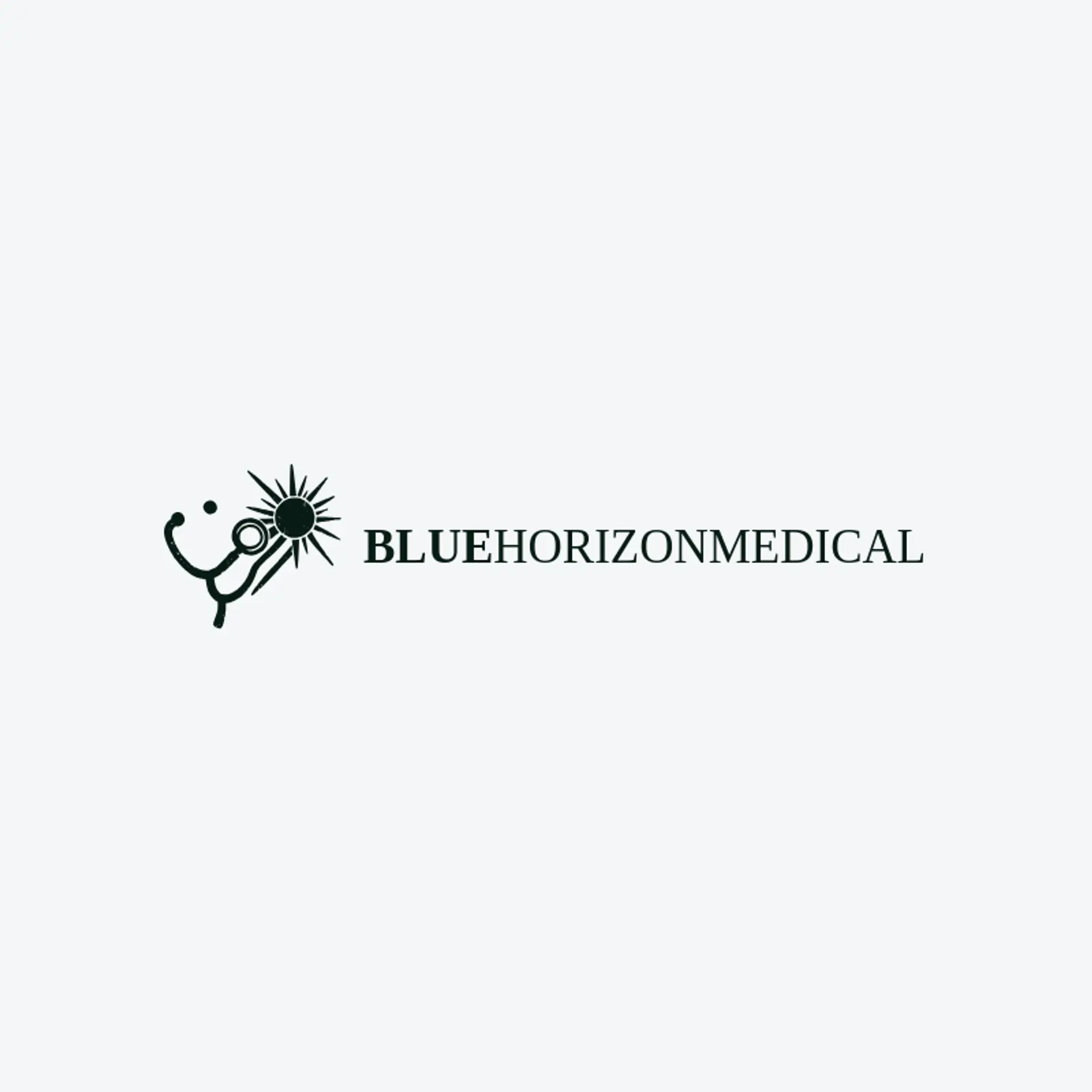 Blue Horizon Medical logo for stethoscope