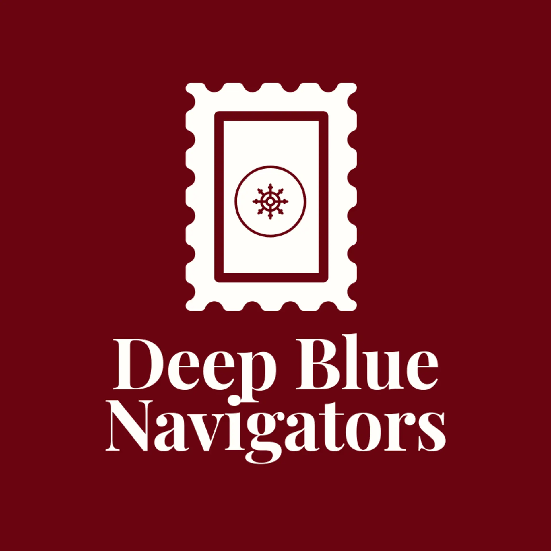 Deep Blue Navigators logo for helm
