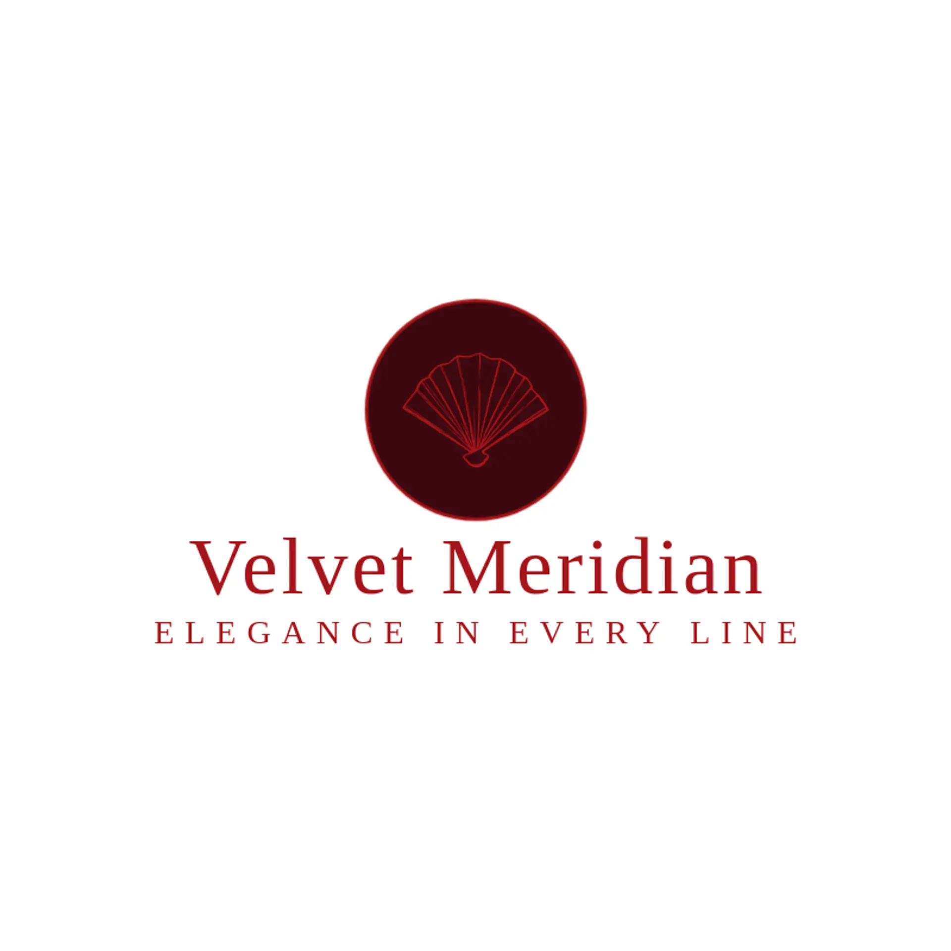 Velvet Meridian logo for art deco