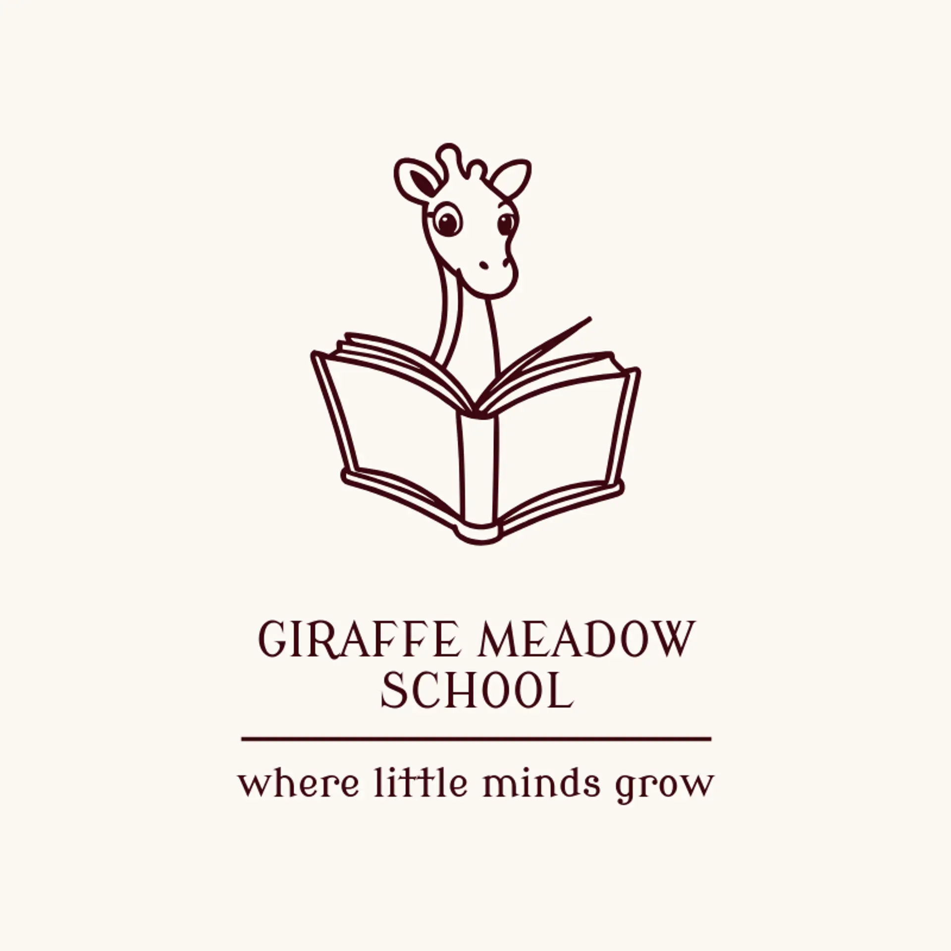 Giraffe Meadow School logo for giraffe
