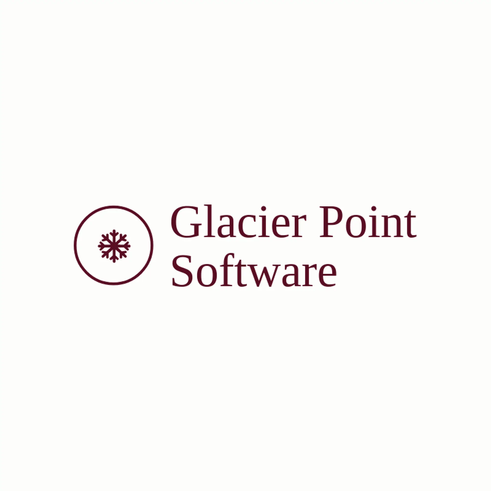 Glacier Point Software logo for snowflake