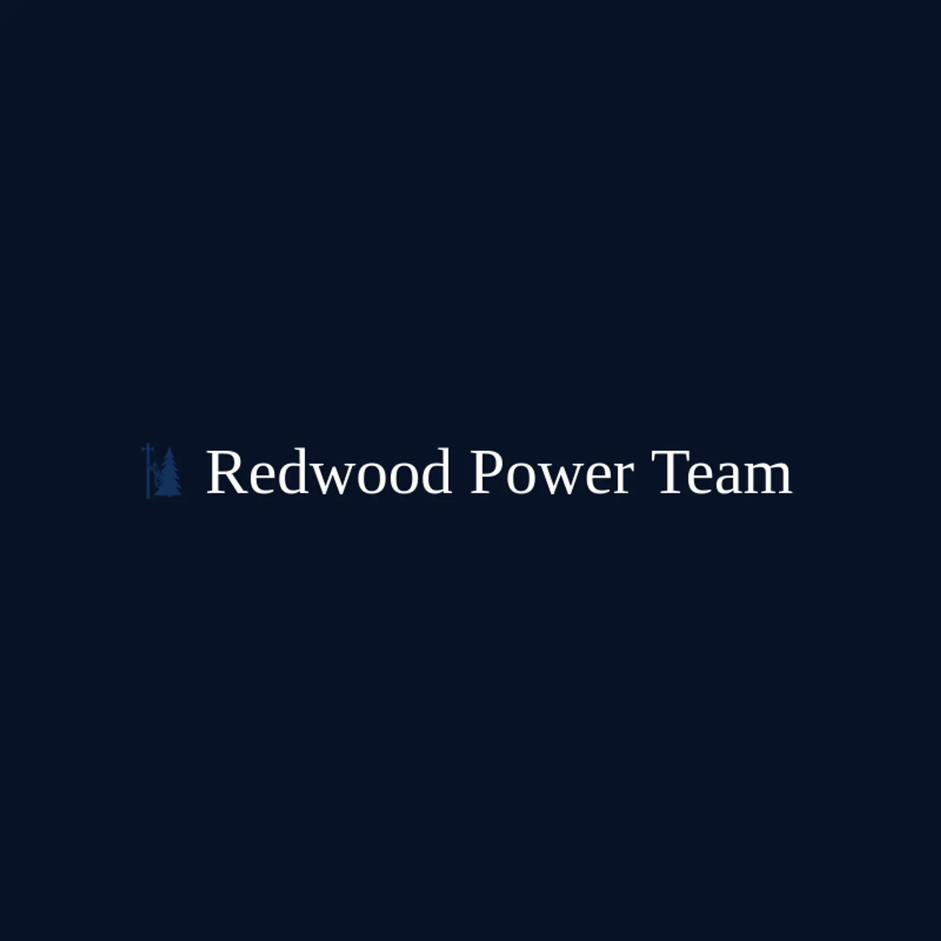 Redwood Power Team logo for lineman