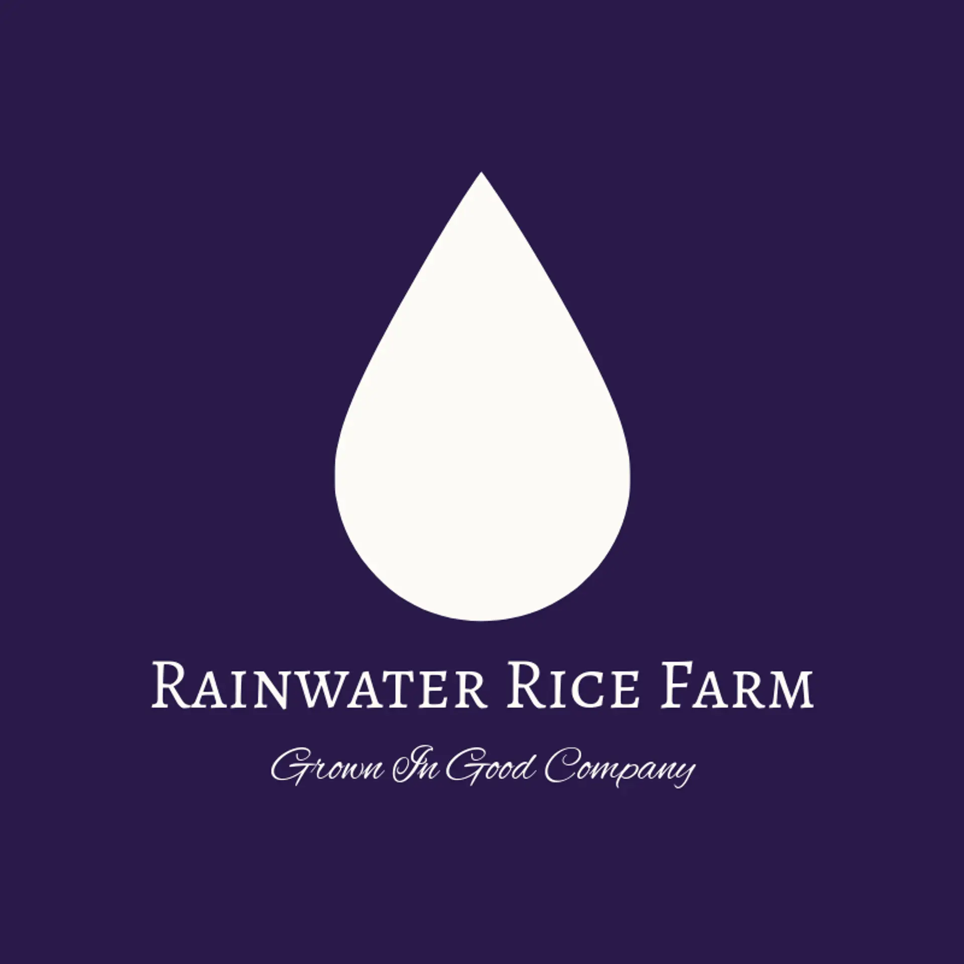 Rainwater Rice Farm logo for rice