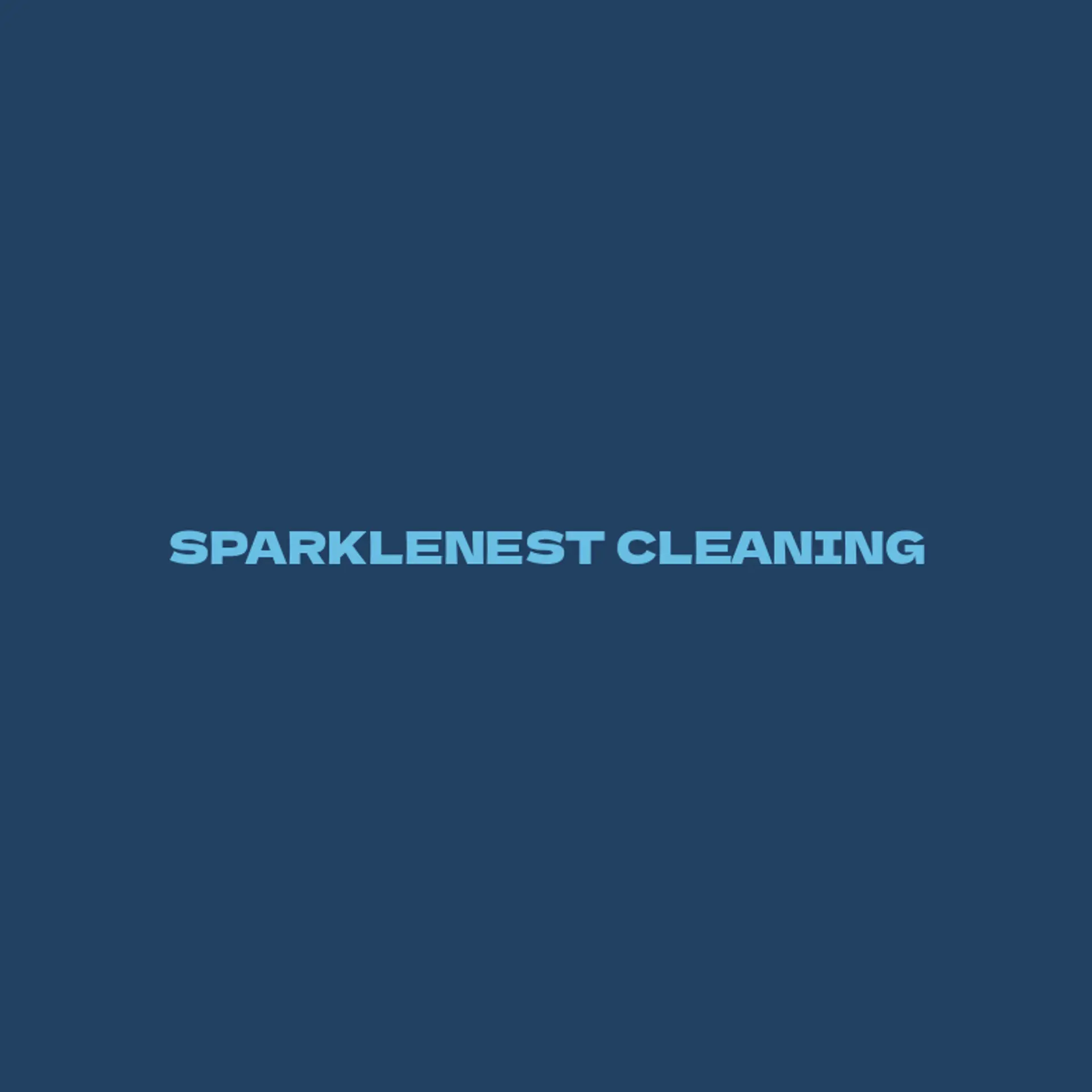 SparkleNest Cleaning logo for house cleaning