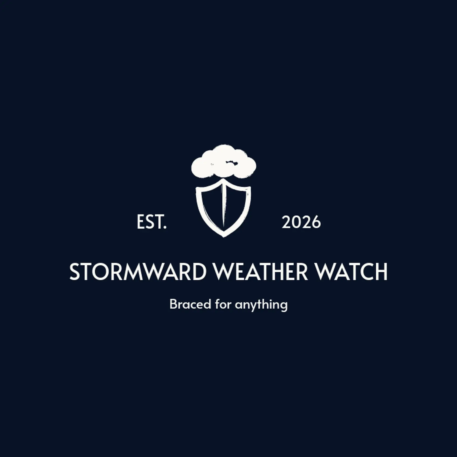 Stormward Weather Watch logo for shield