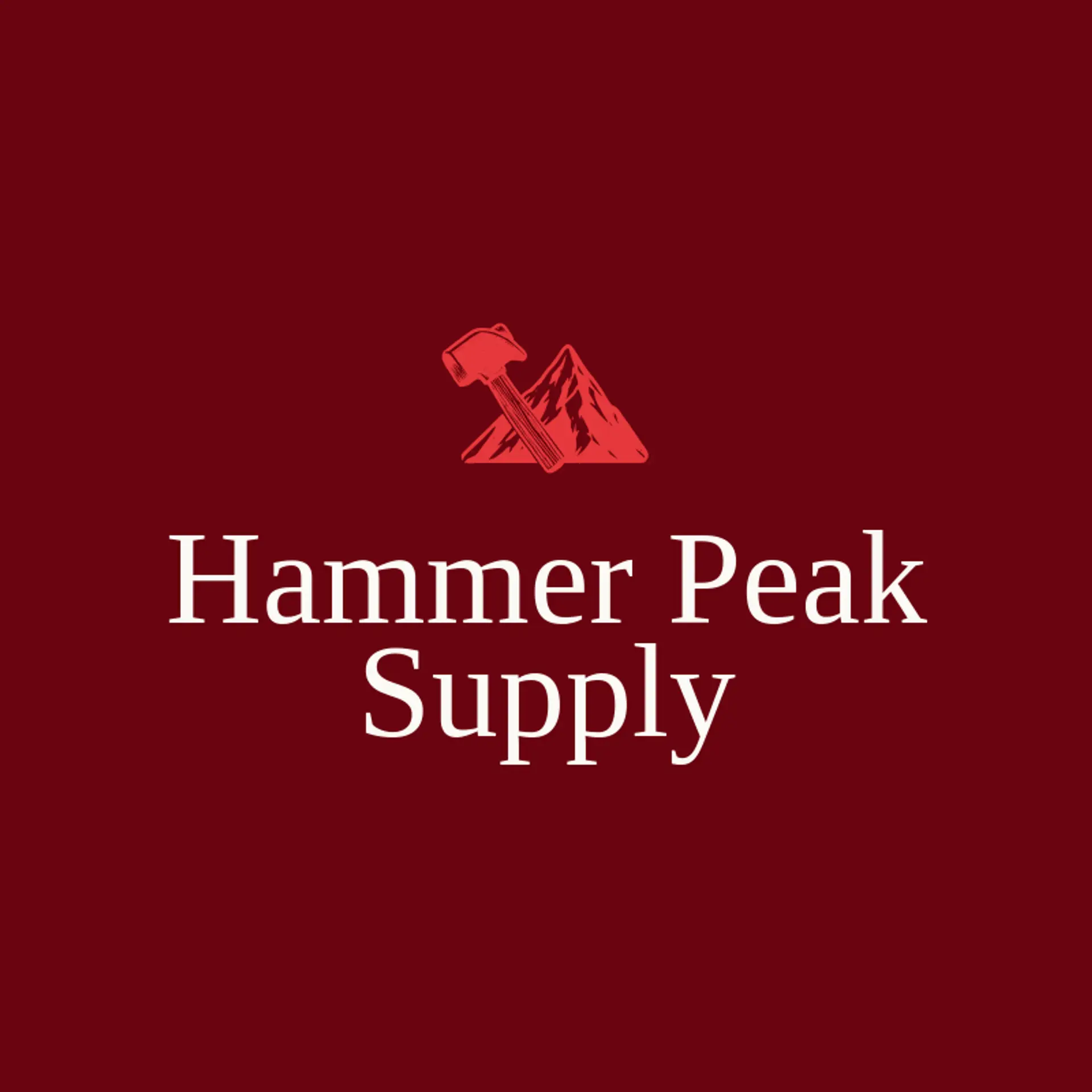 Hammer Peak Supply logo for metal