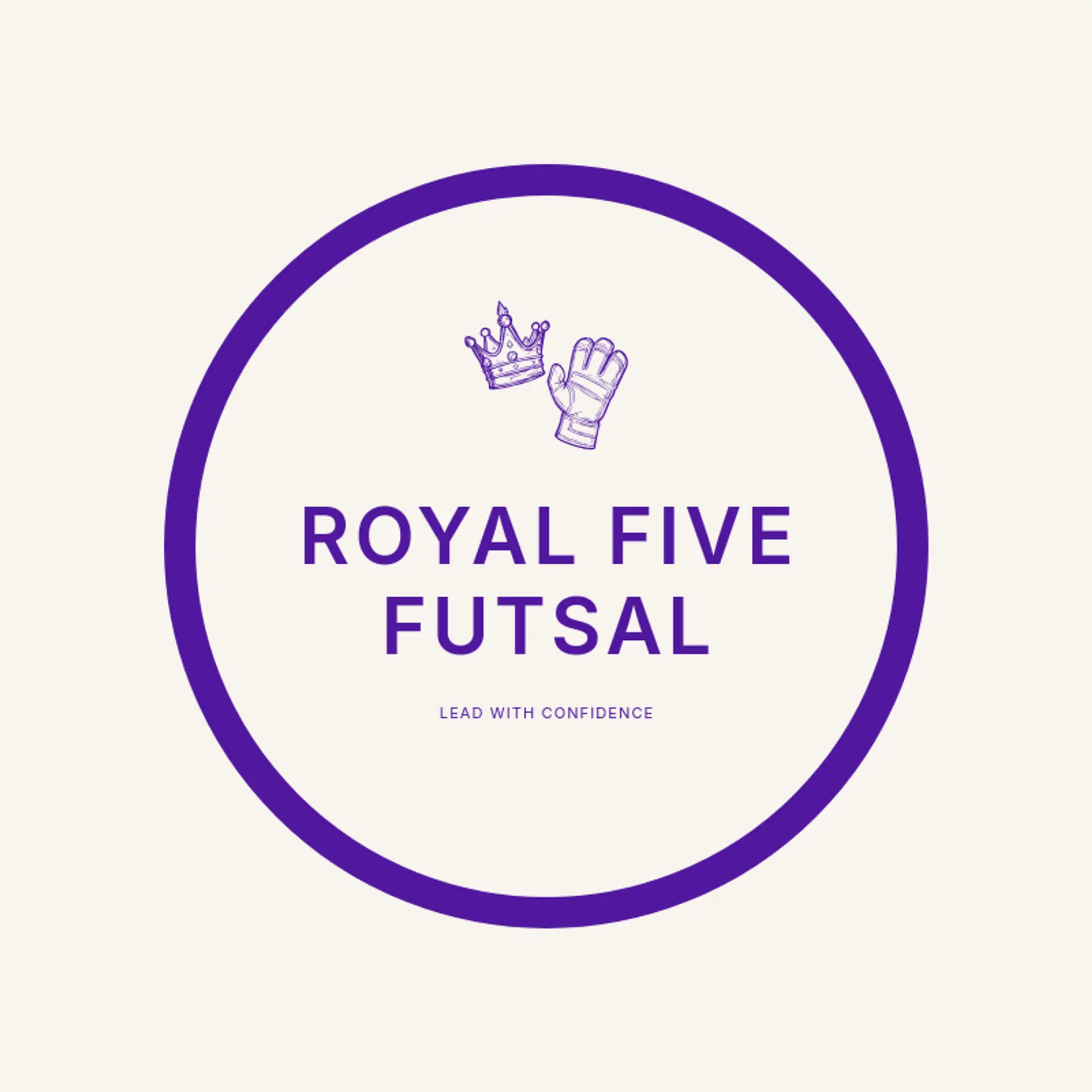Royal Five Futsal logo for futsal