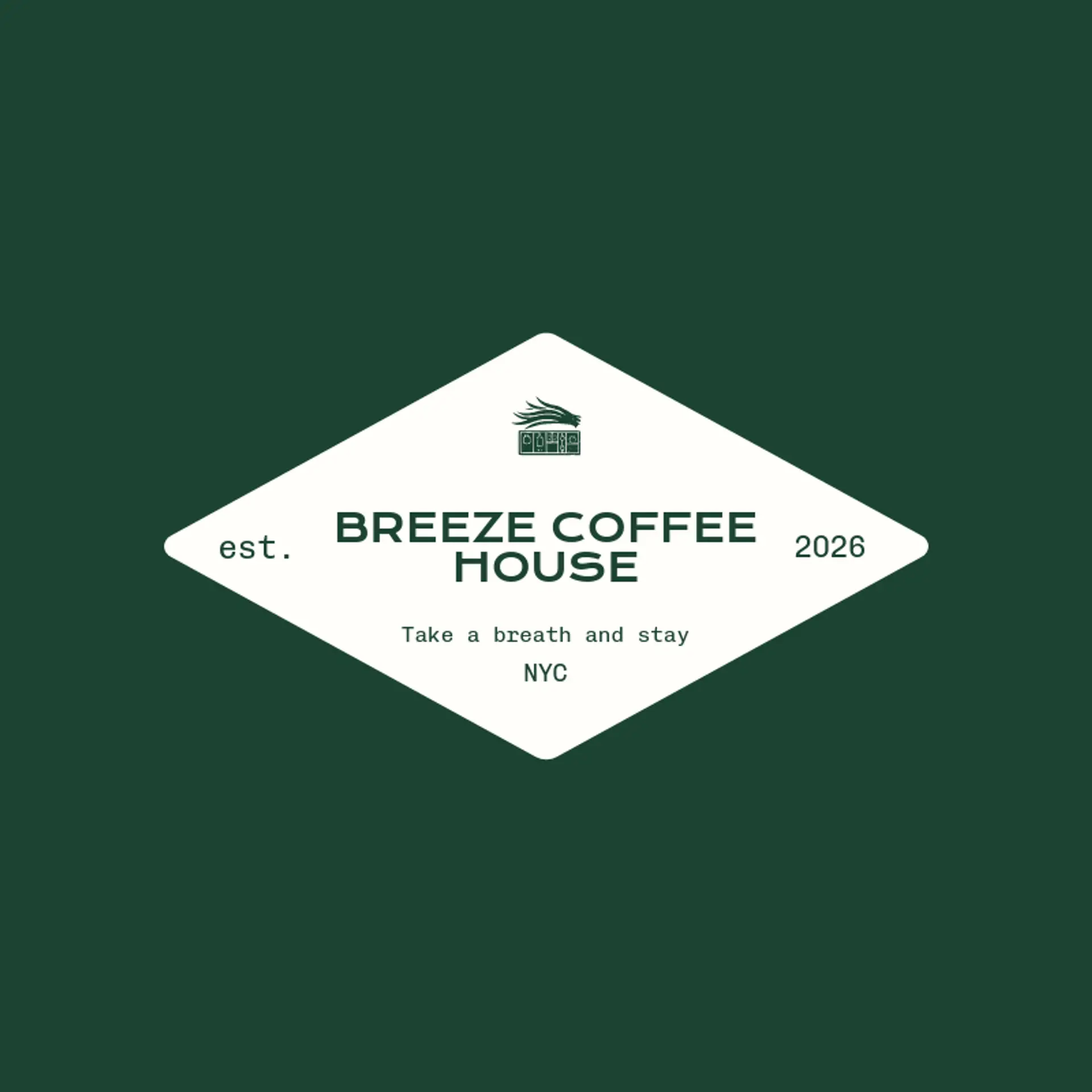 Breeze Coffee House logo for breeze
