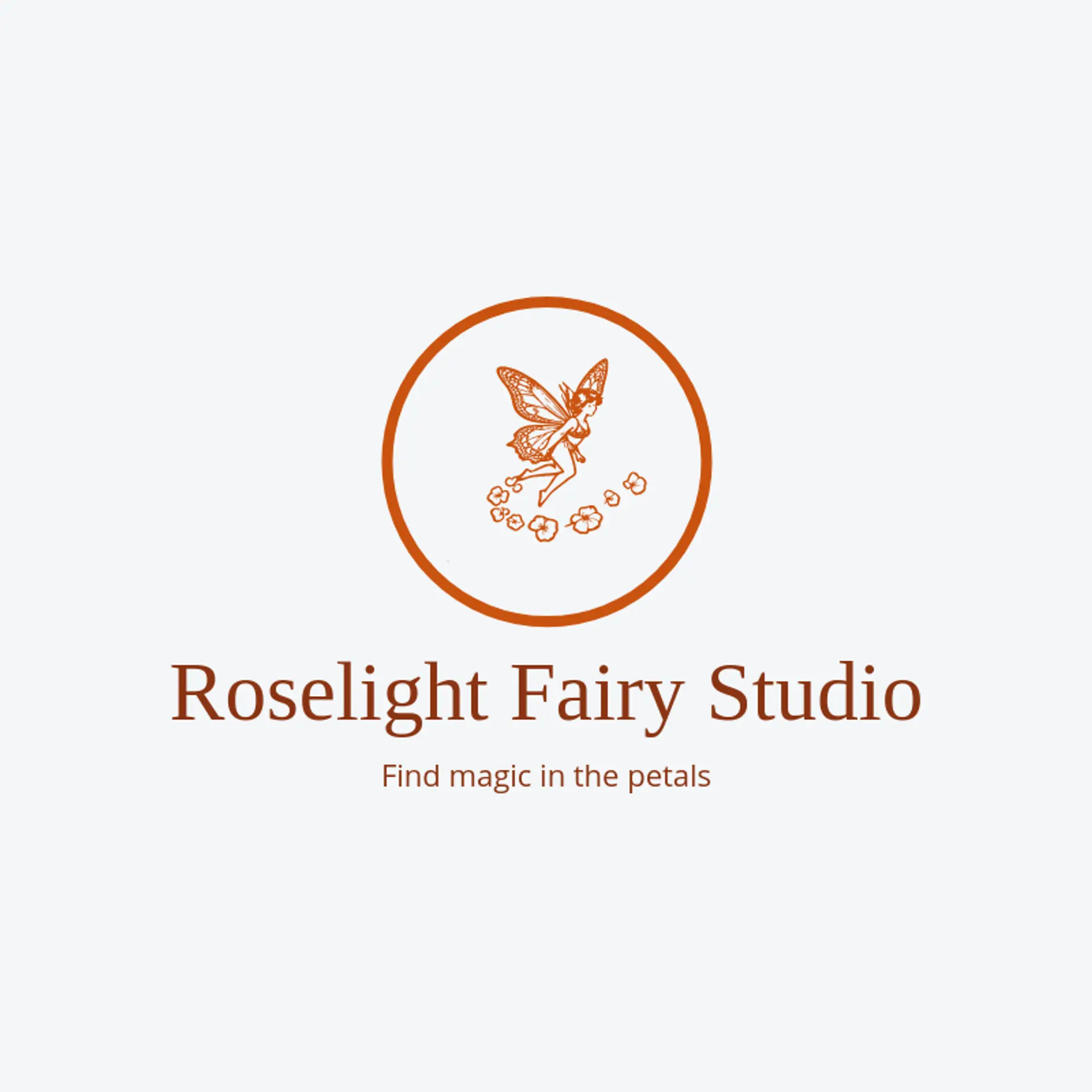 Roselight Fairy Studio logo for fairy