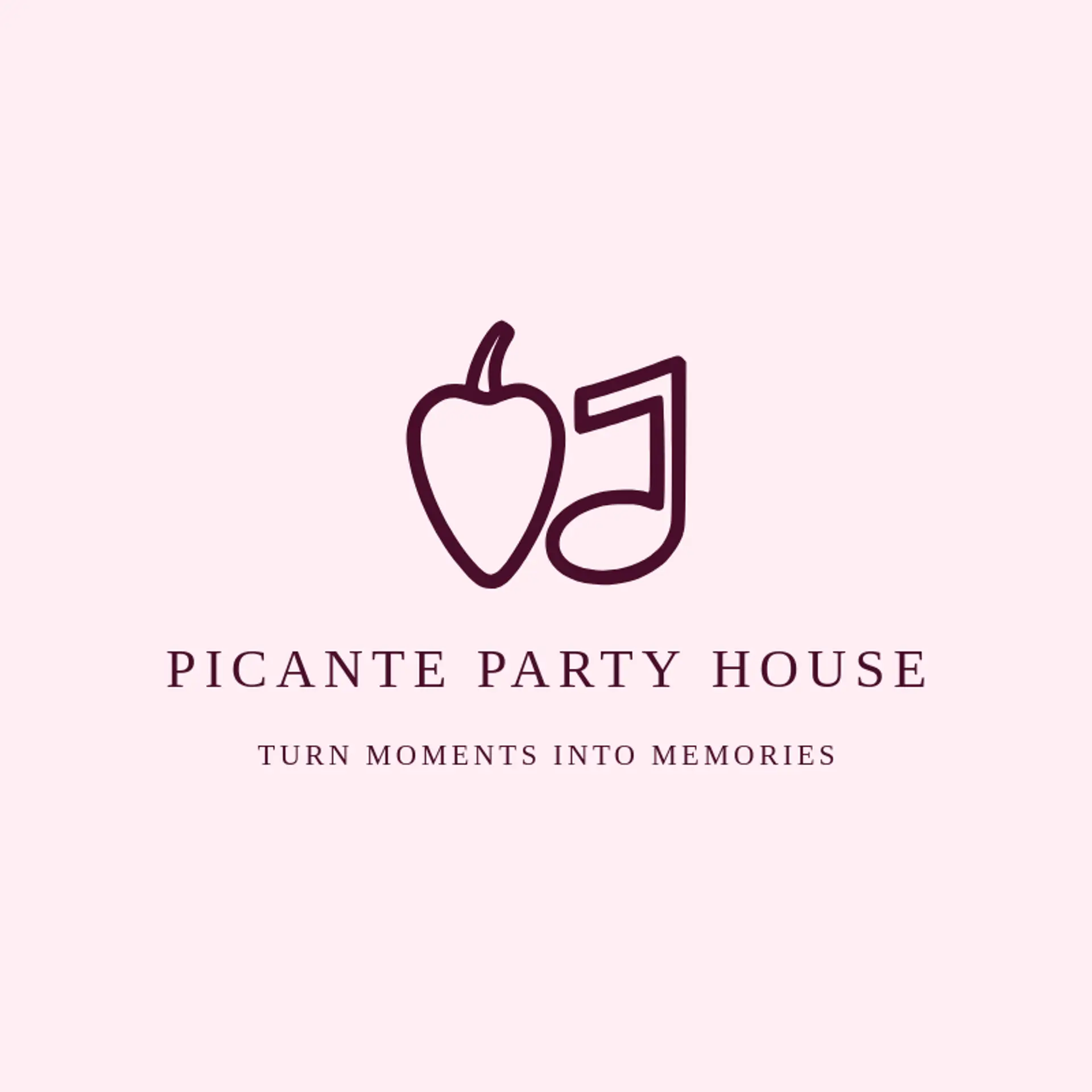Picante Party House logo for fiesta