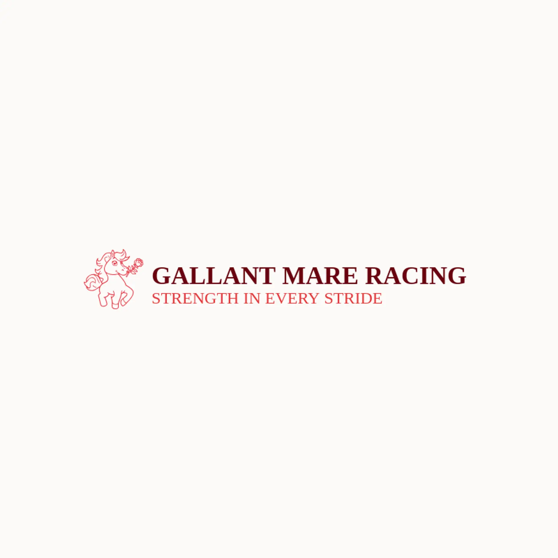 Gallant Mare Racing logo for derby