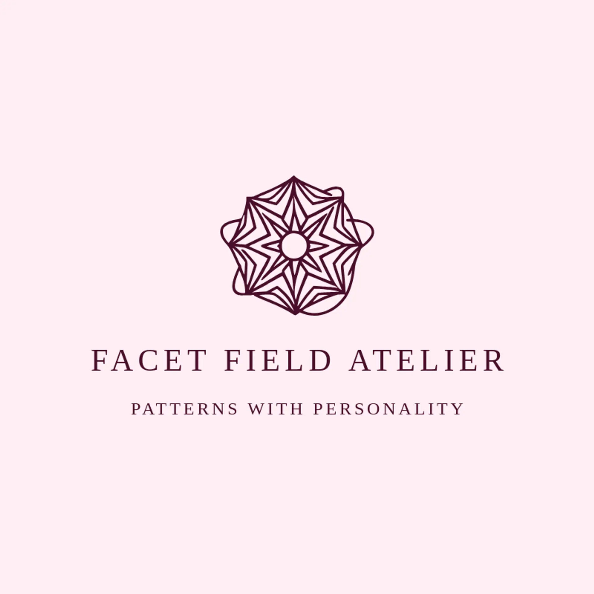 Facet Field Atelier logo for kaleidoscope