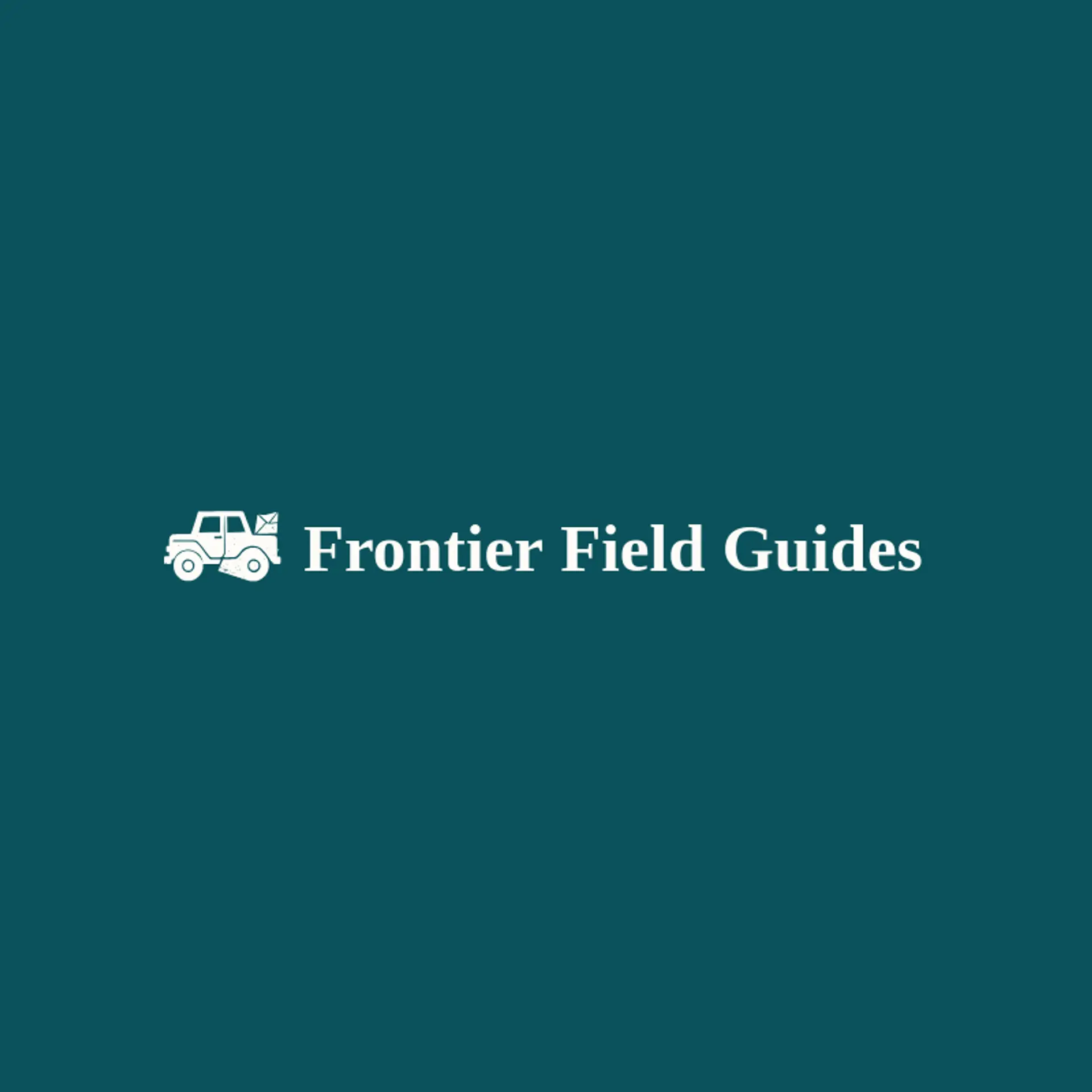 Frontier Field Guides logo for jeep