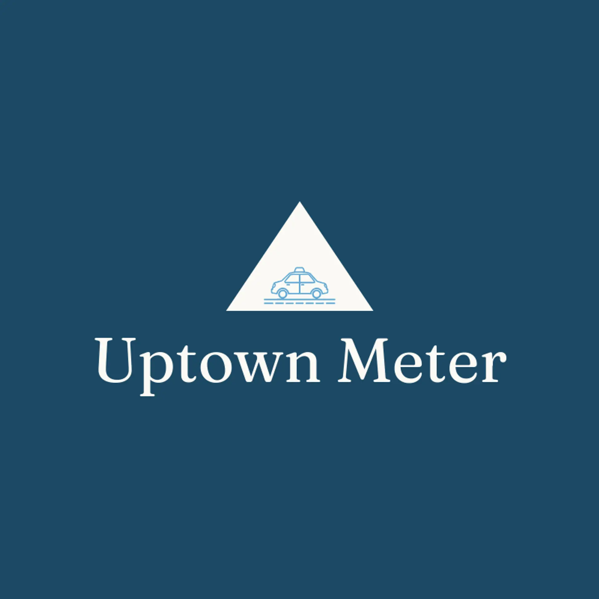 Uptown Meter logo for taxi