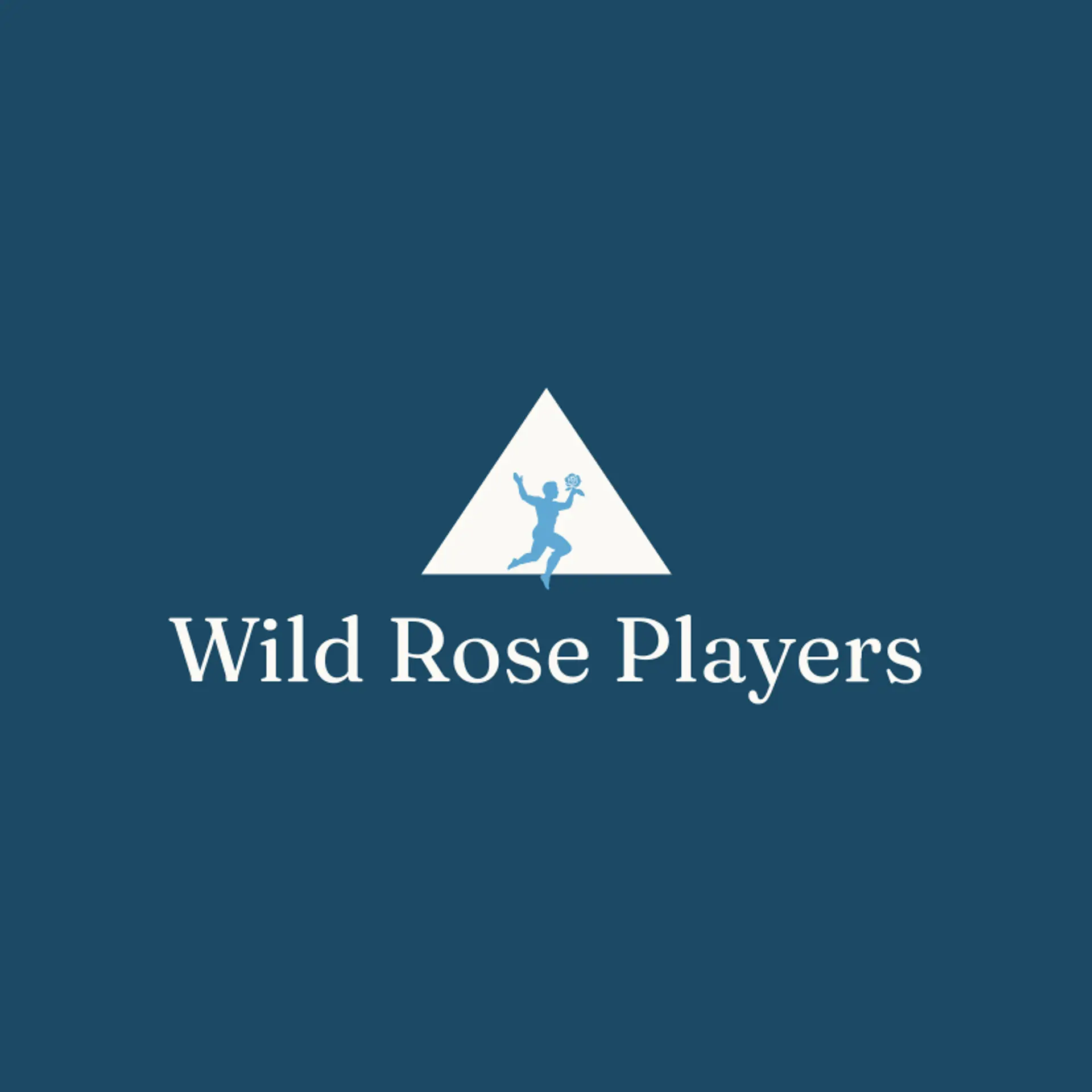 Wild Rose Players logo for theater