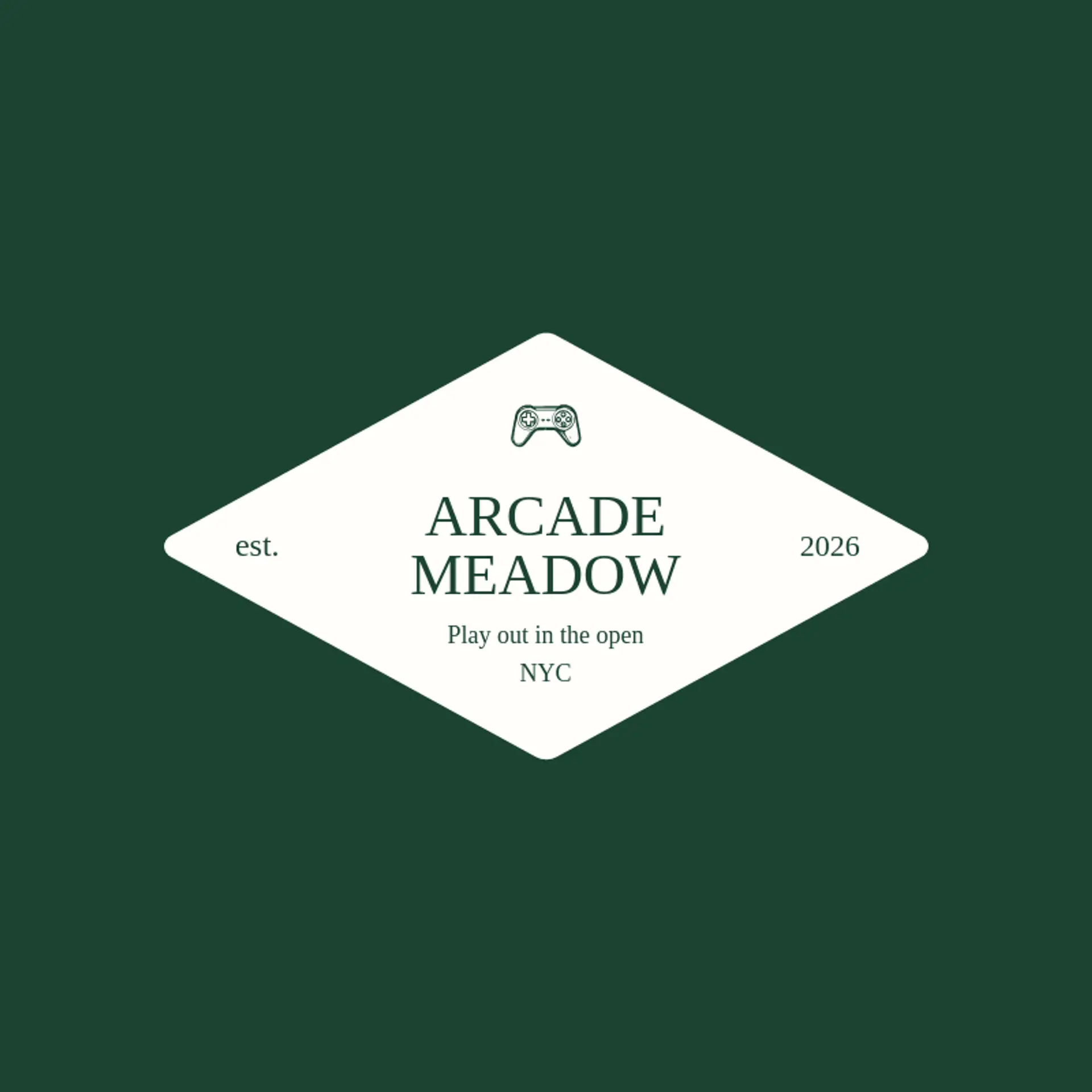 Arcade Meadow logo for game controller