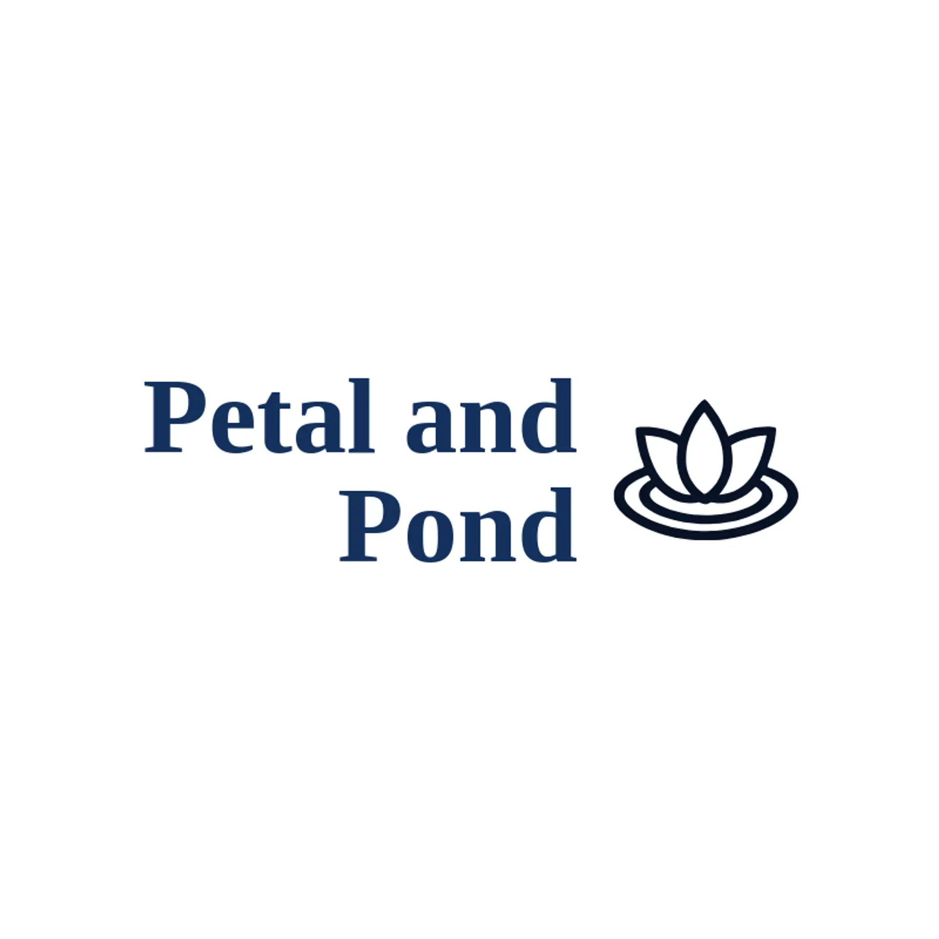 Petal and Pond logo for lotus flower