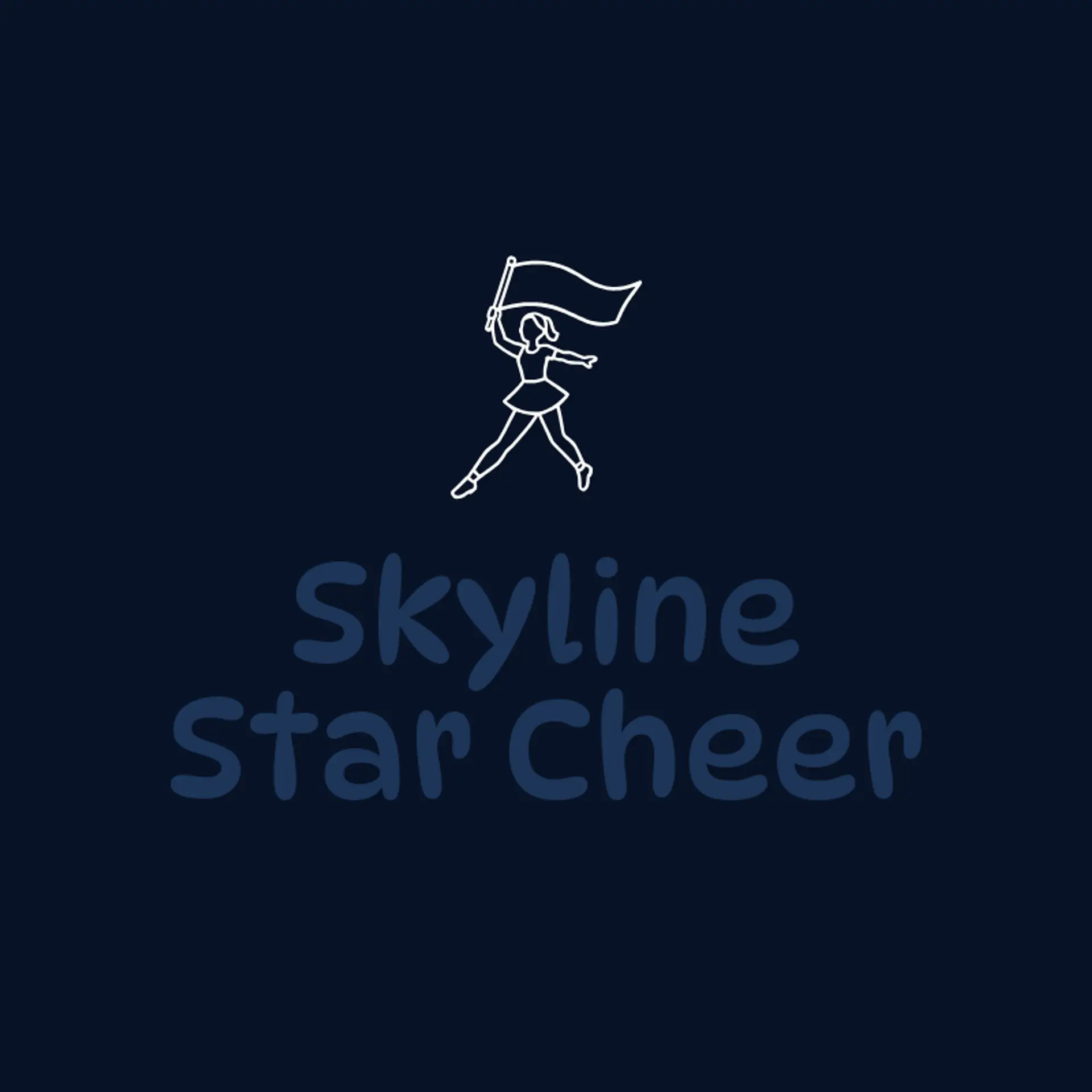 Skyline Star Cheer logo for cheerleading