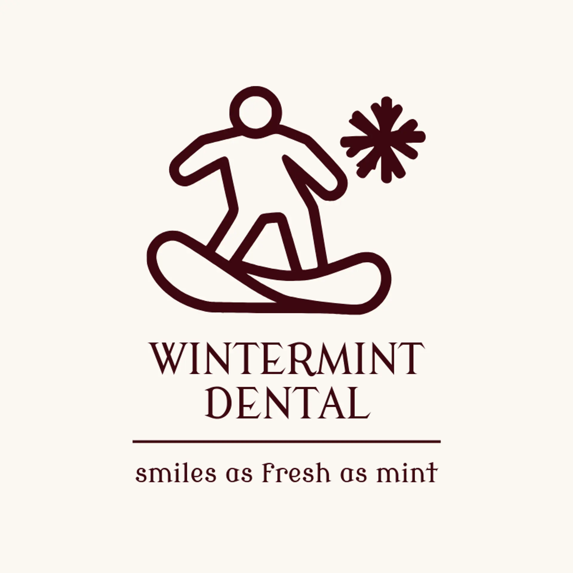 Wintermint Dental logo for frost