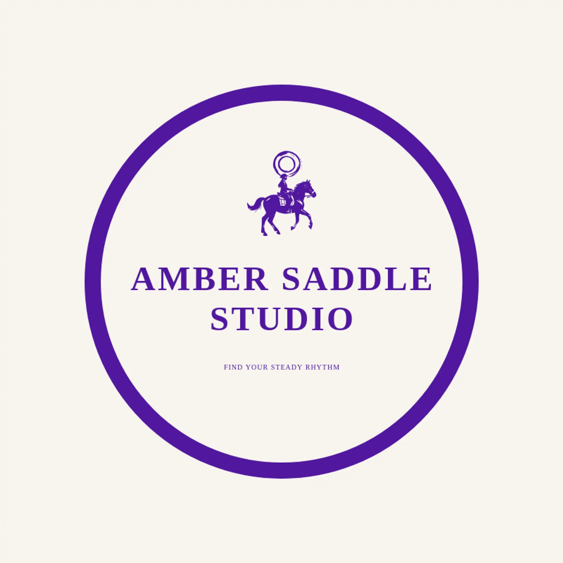 Amber Saddle Studio logo for rider