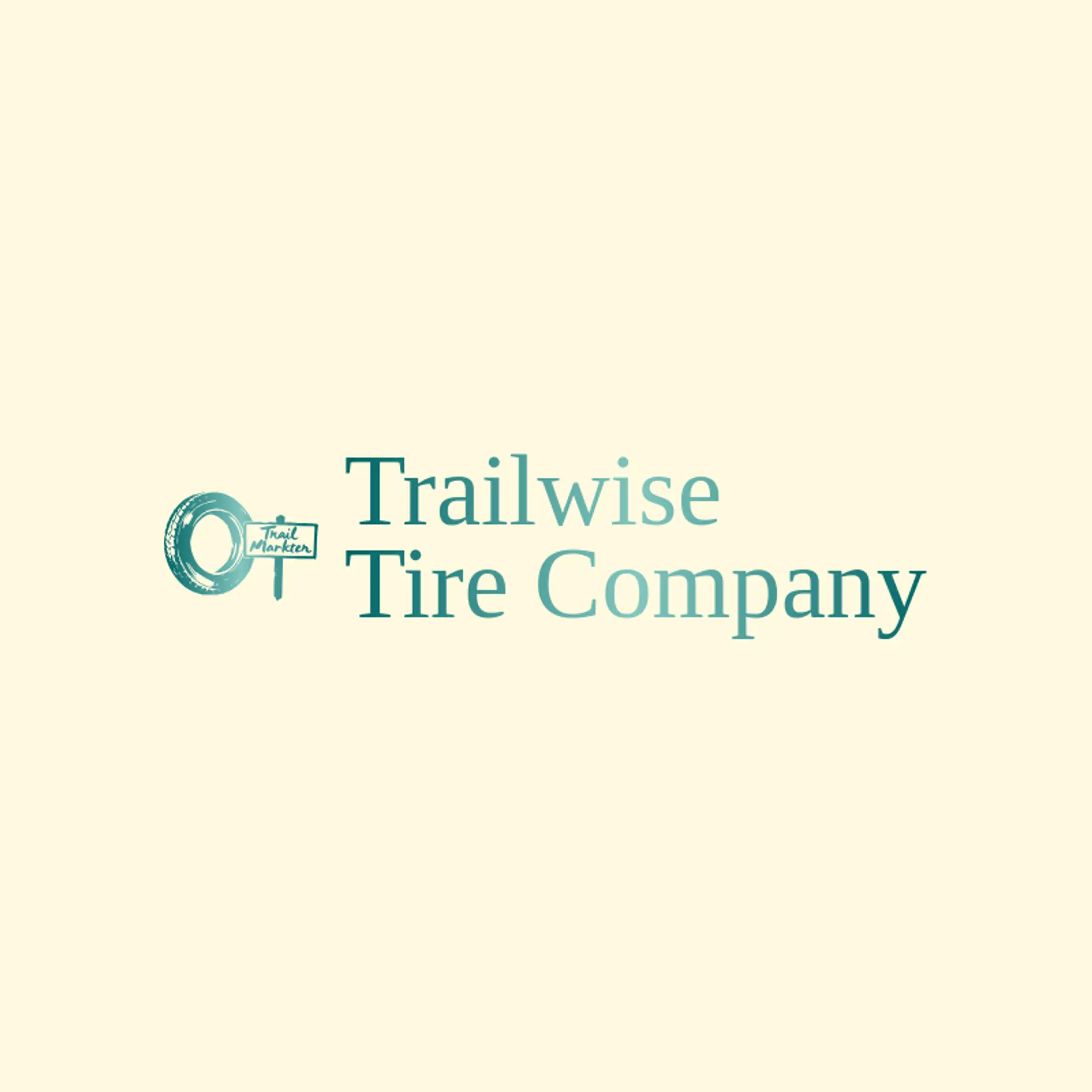 Trailwise Tire Company logo for tire shop