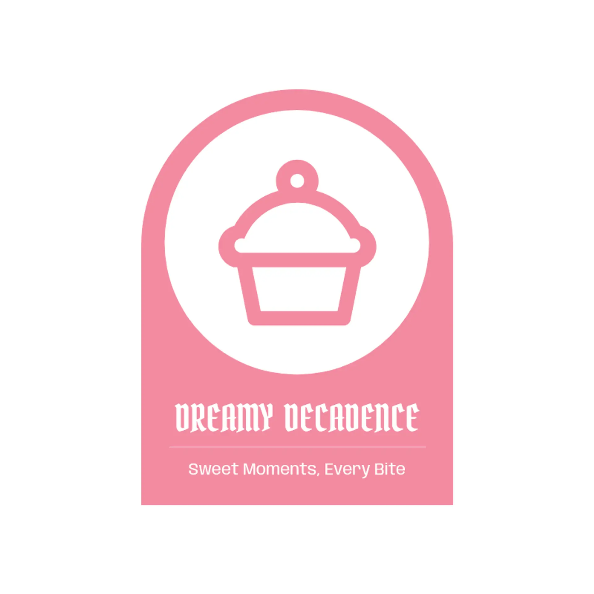 Fluffy Fancies logo for cupcake bakery