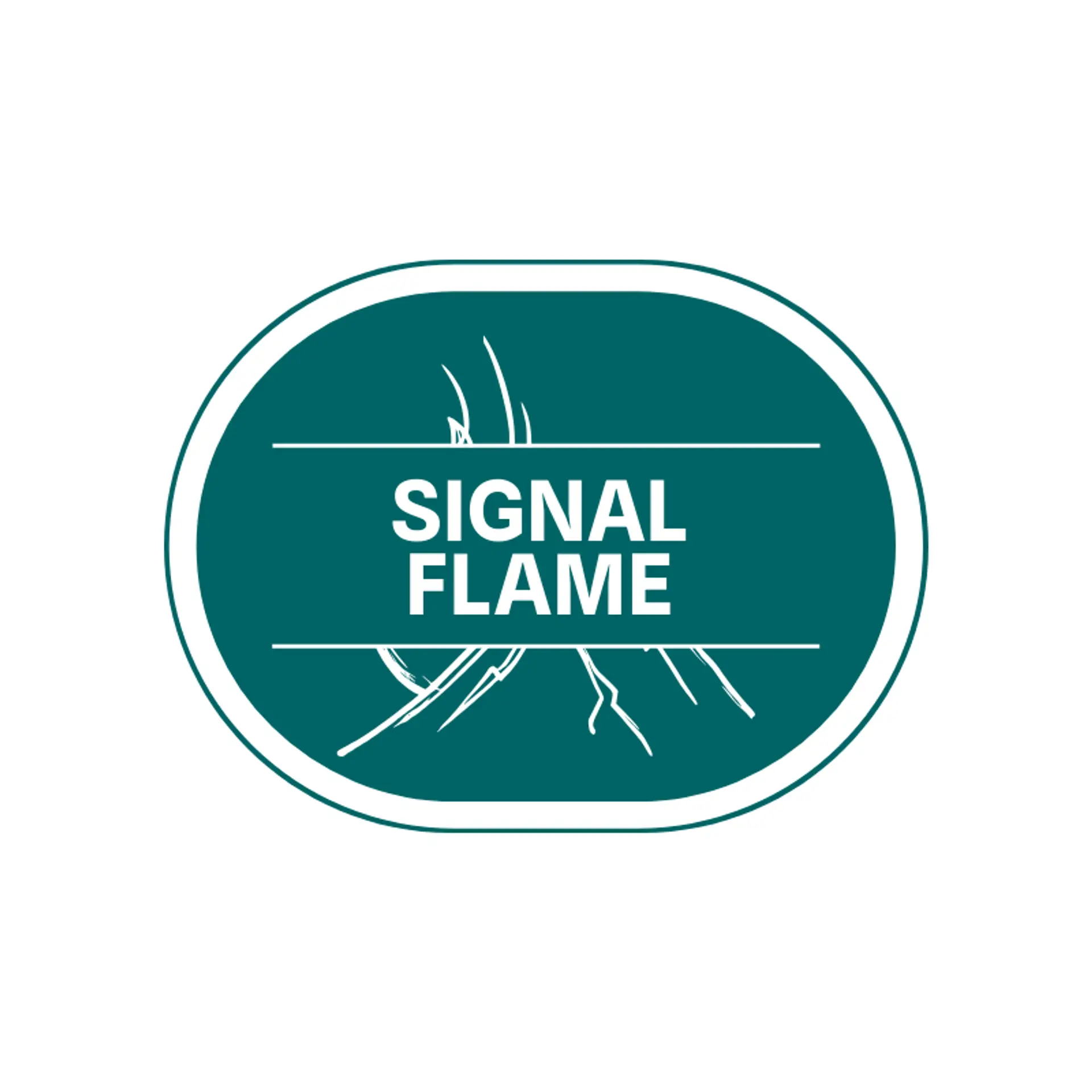 Signal Flame logo for rock
