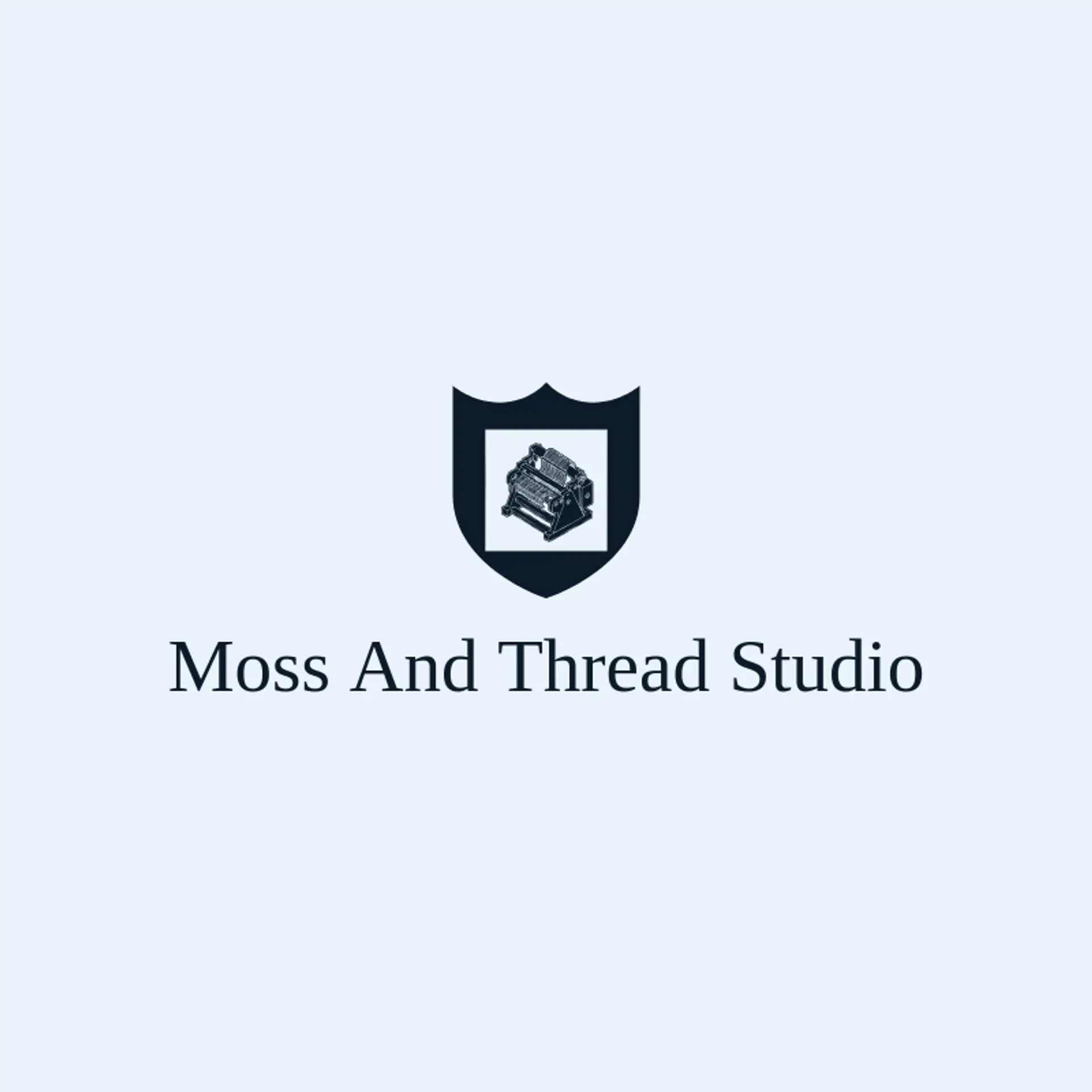 Moss and Thread Studio logo for loom