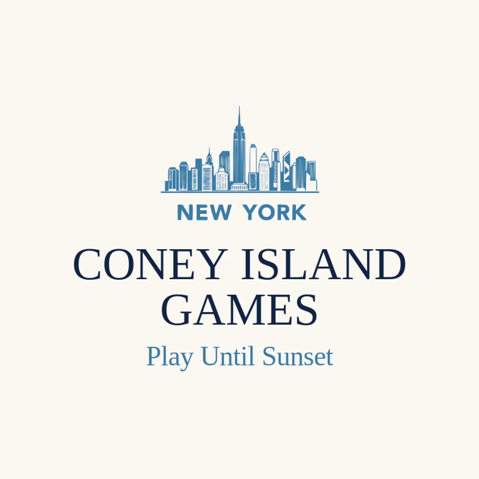 Coney Island Games logo for new york