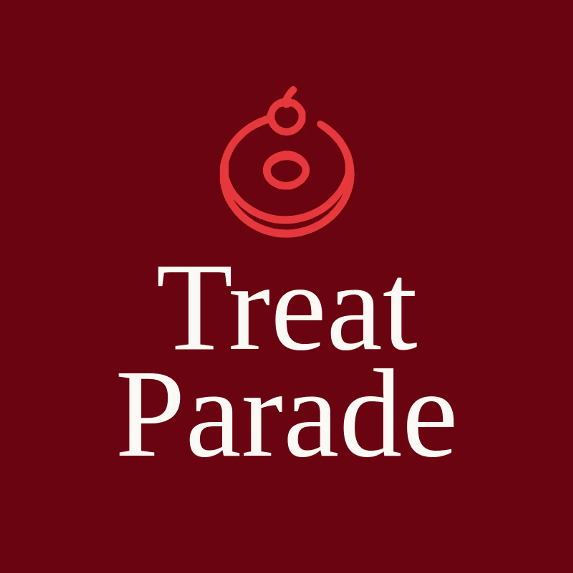 Treat Parade logo for donut