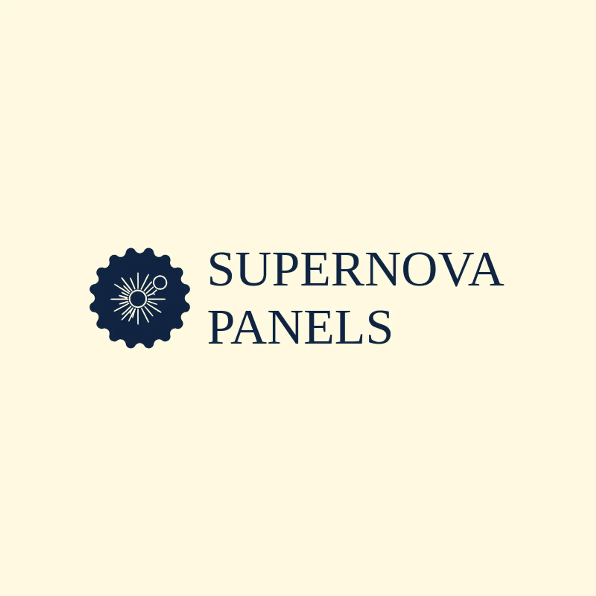 Supernova Panels logo for comic