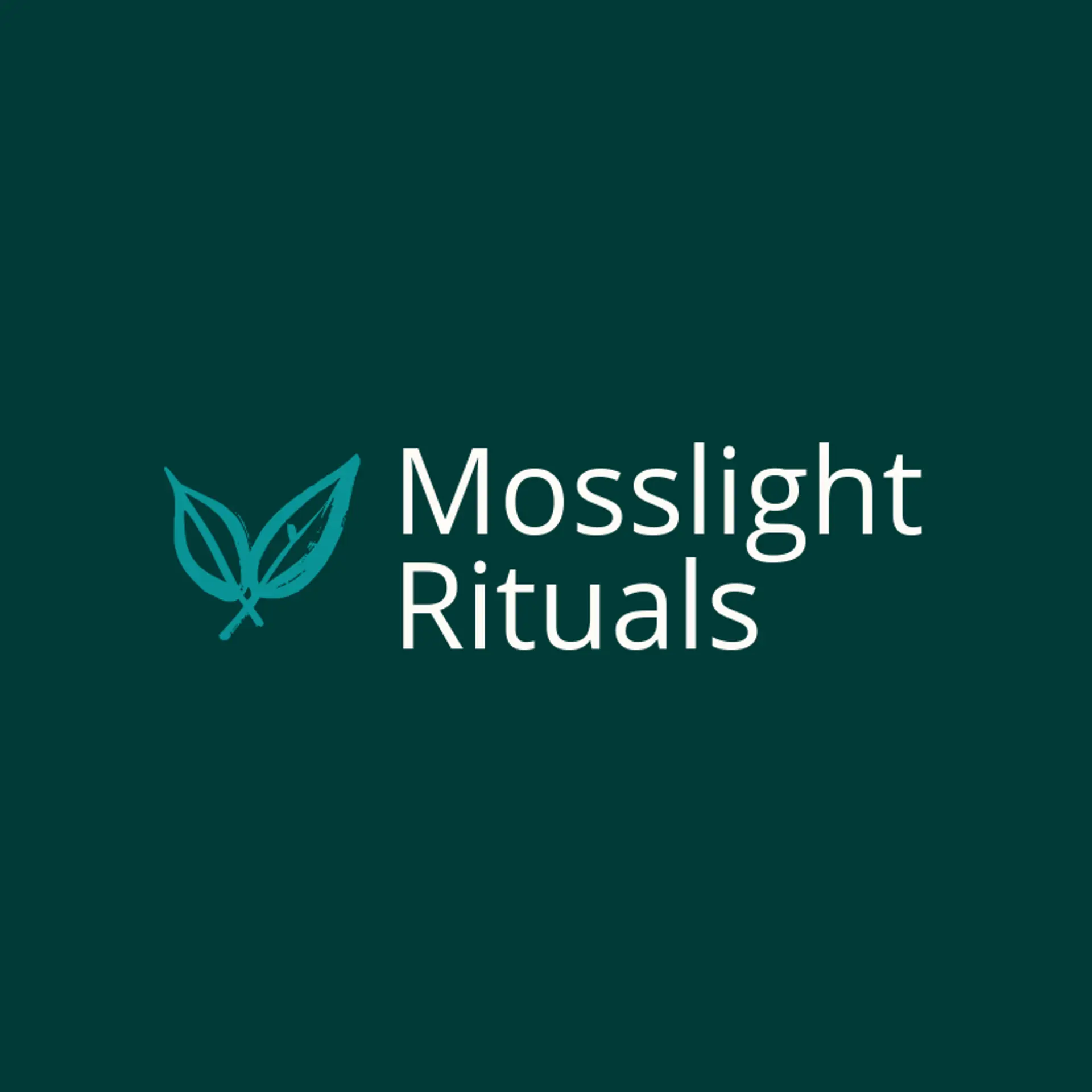 Mosslight Rituals logo for skincare